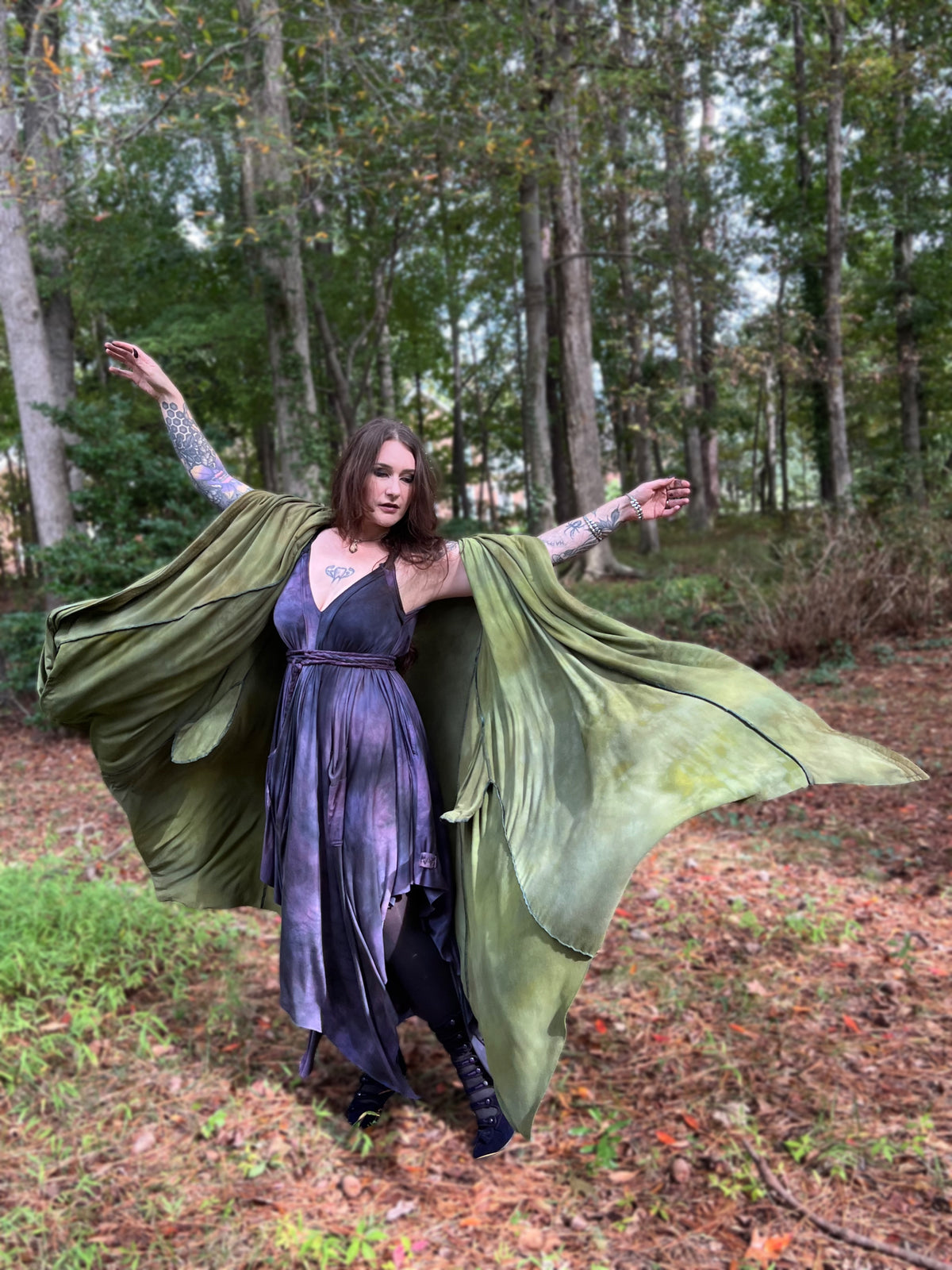 Your Favorite NPC Cloak Viburnum OOAK