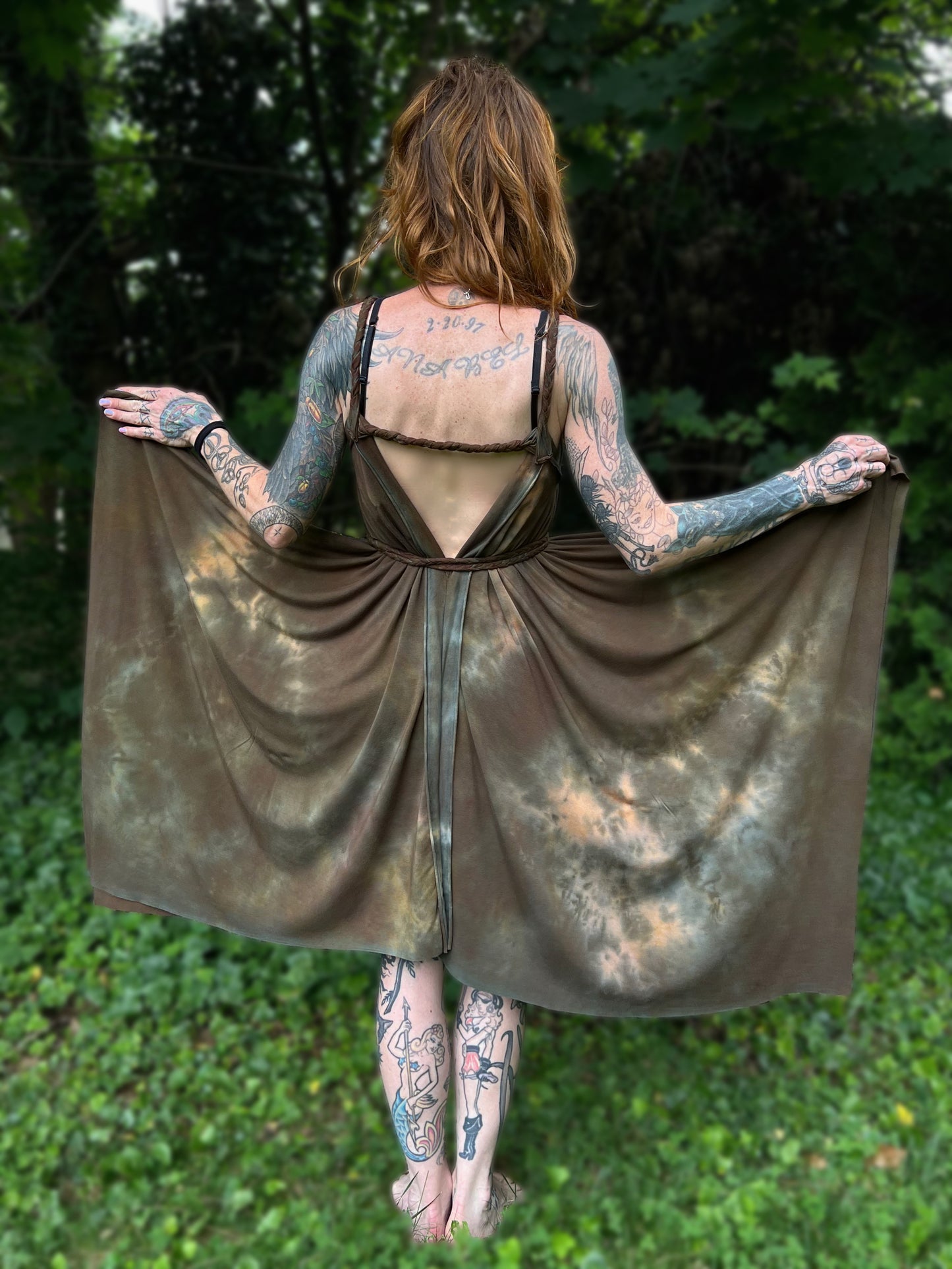 Adventuring Dress Penn’s Woods colorway