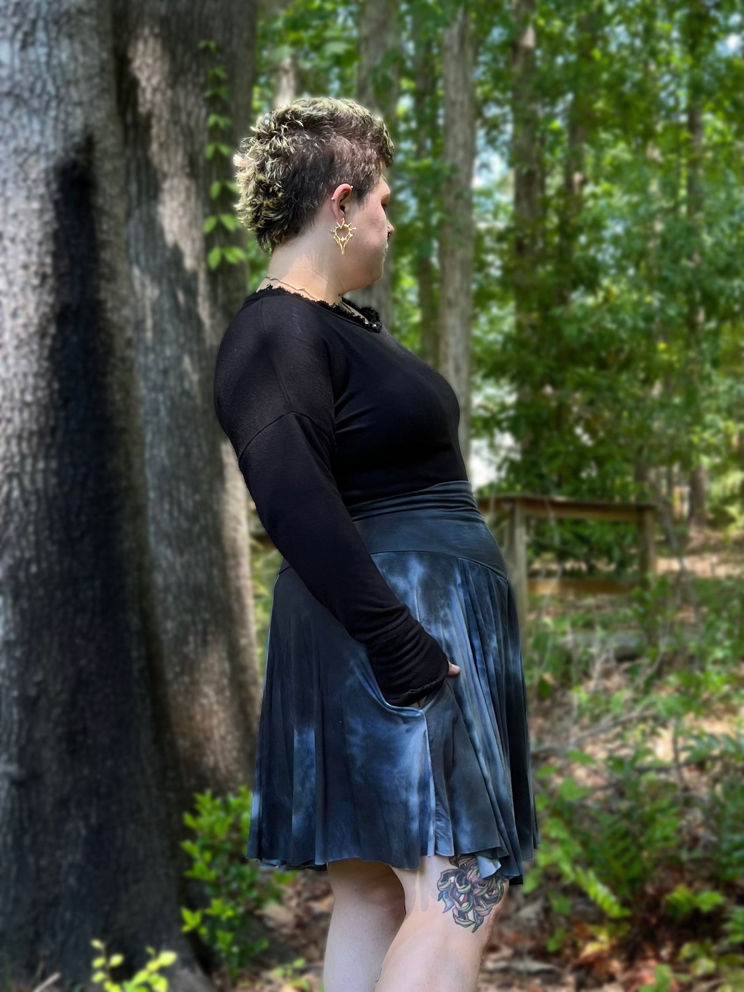 Danse Macabre Mini Skirt Salamander Colorway