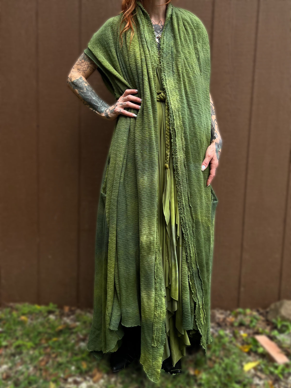 Your Favorite NPC Cloak Full Length Laurel OOAK