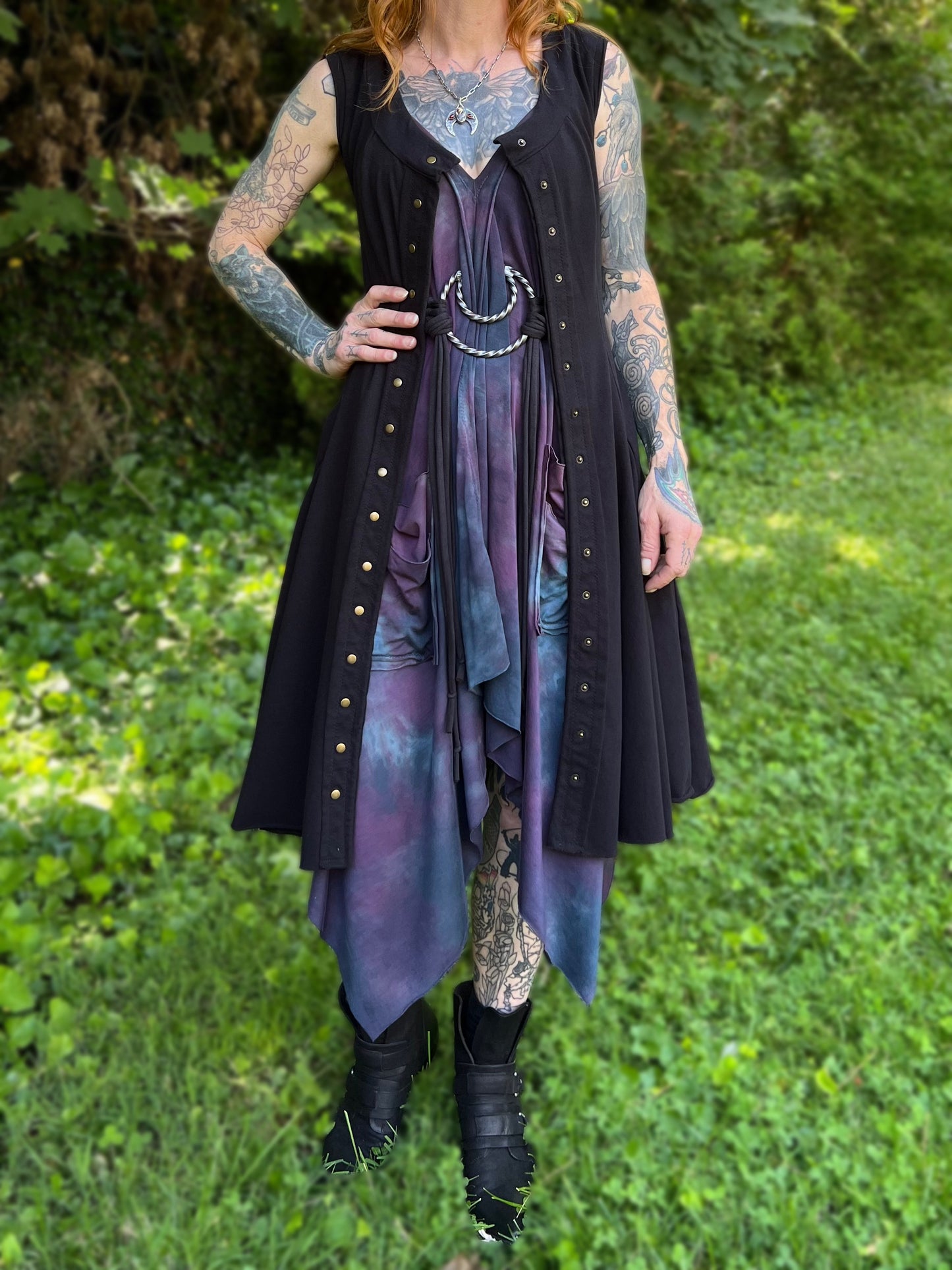 Dorian Dress Sleeveless Jet Black