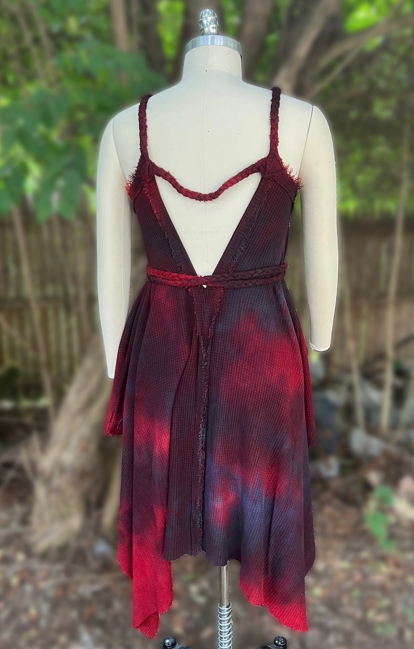 Adventuring Dress Waffle Knit Guts colorway