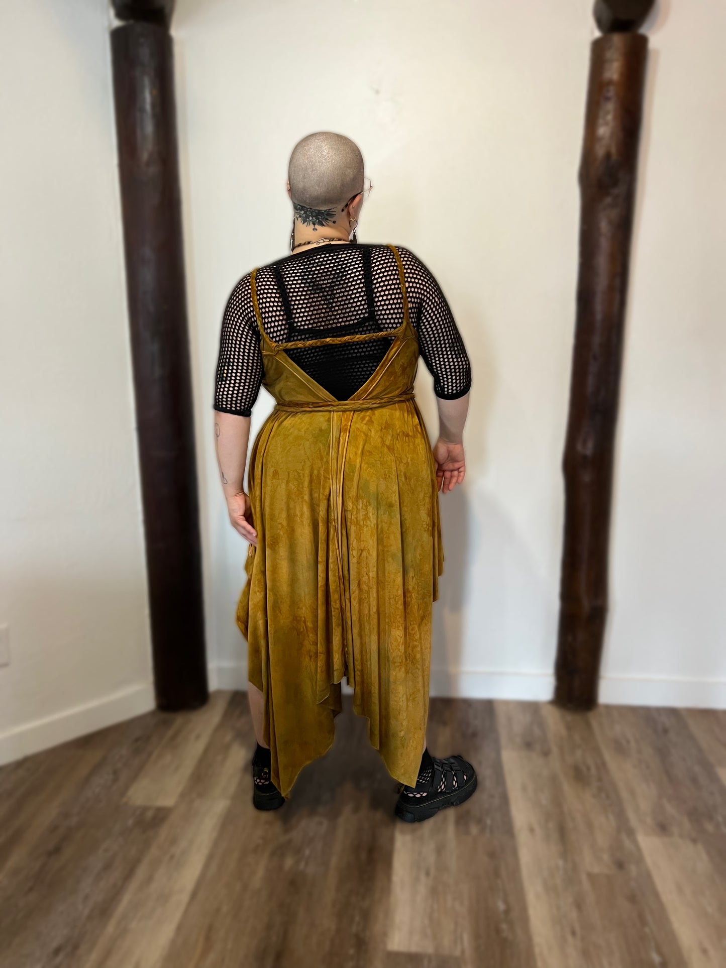 Adventuring Dress Water Oak colorway OOAK