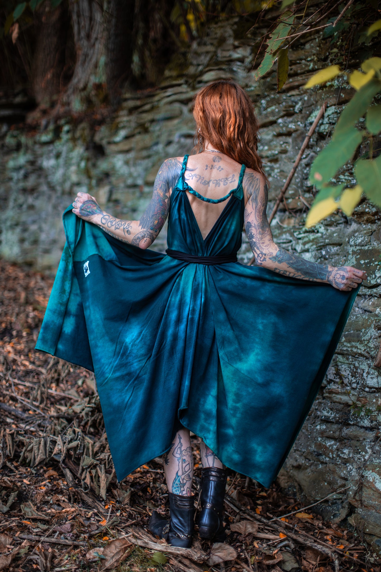Adventuring Dress Neptune colorway