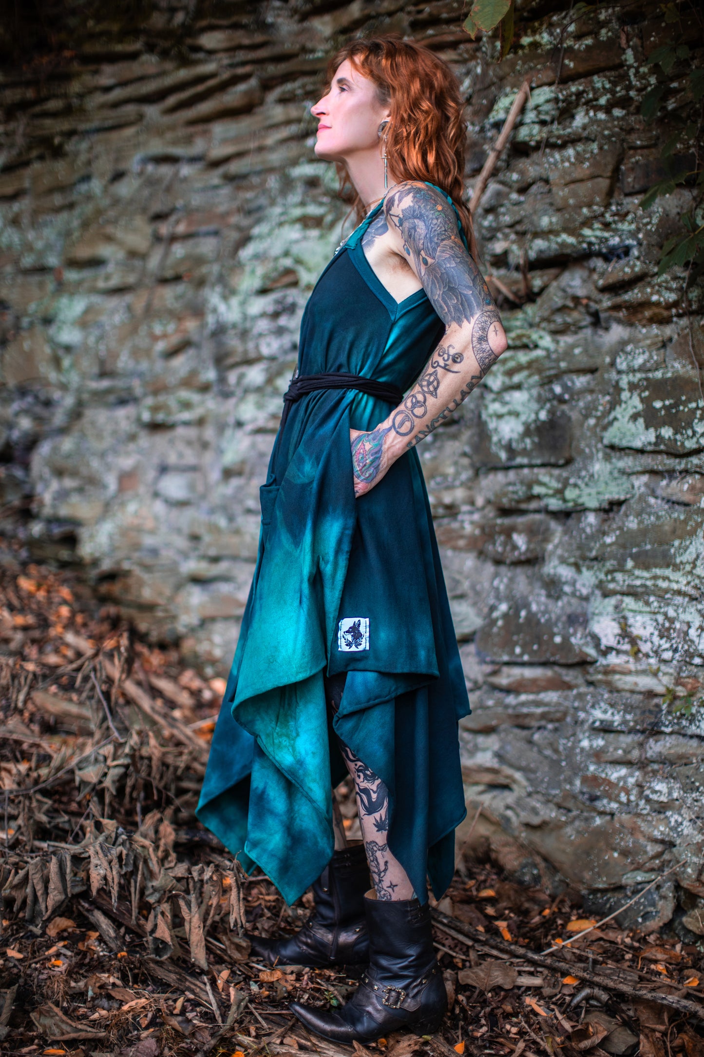 Adventuring Dress Neptune colorway