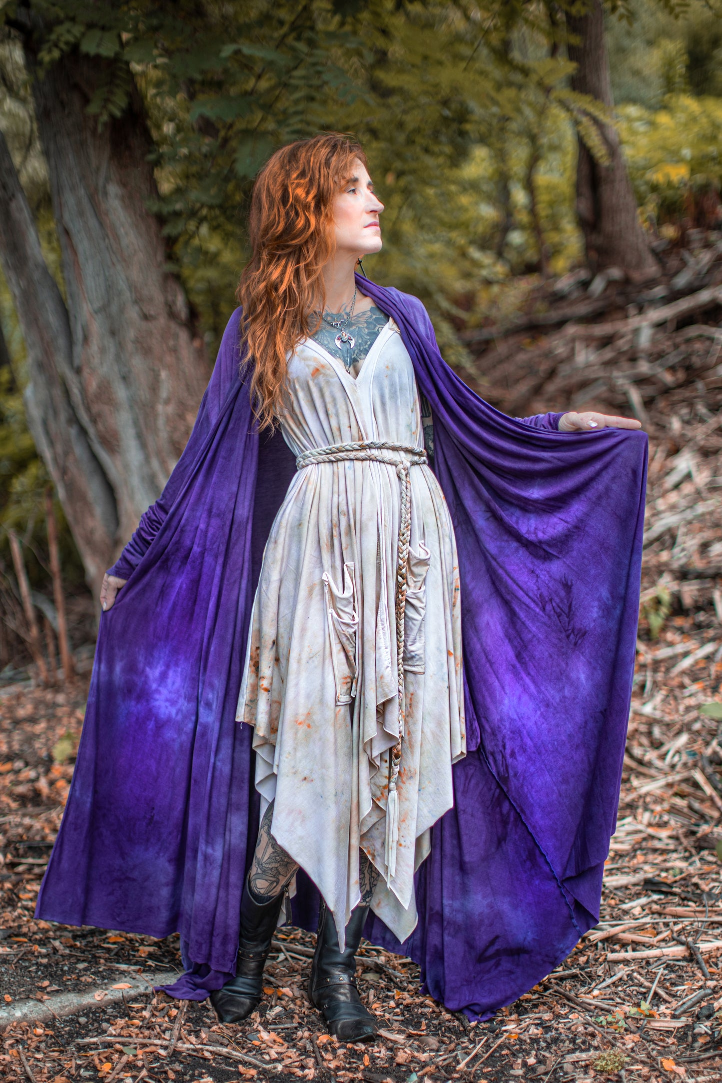Your favorite NPC Cloak Violet colorway OOAK