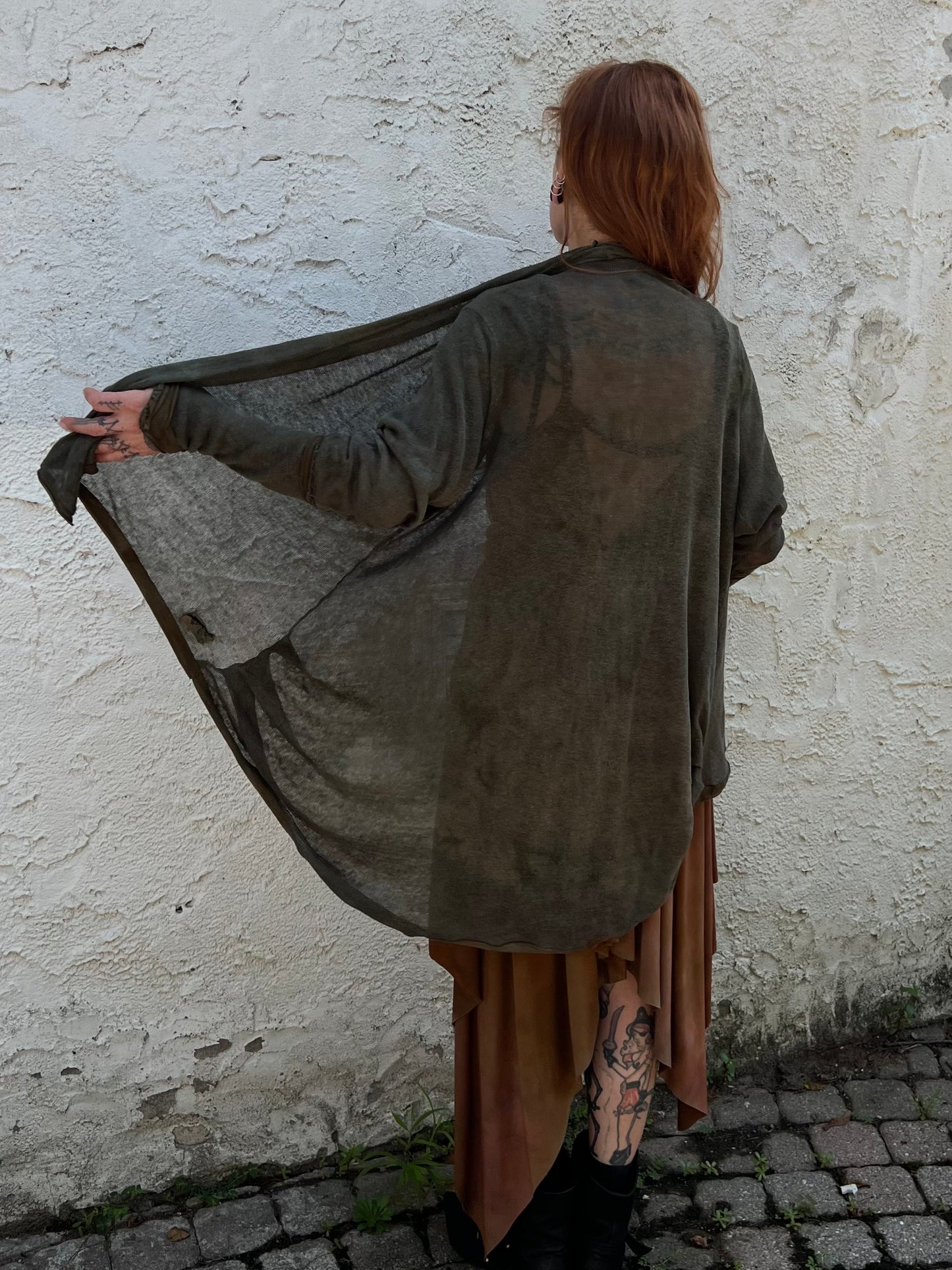 Blackwater Cardigan Linen Sweaterknit OOAK