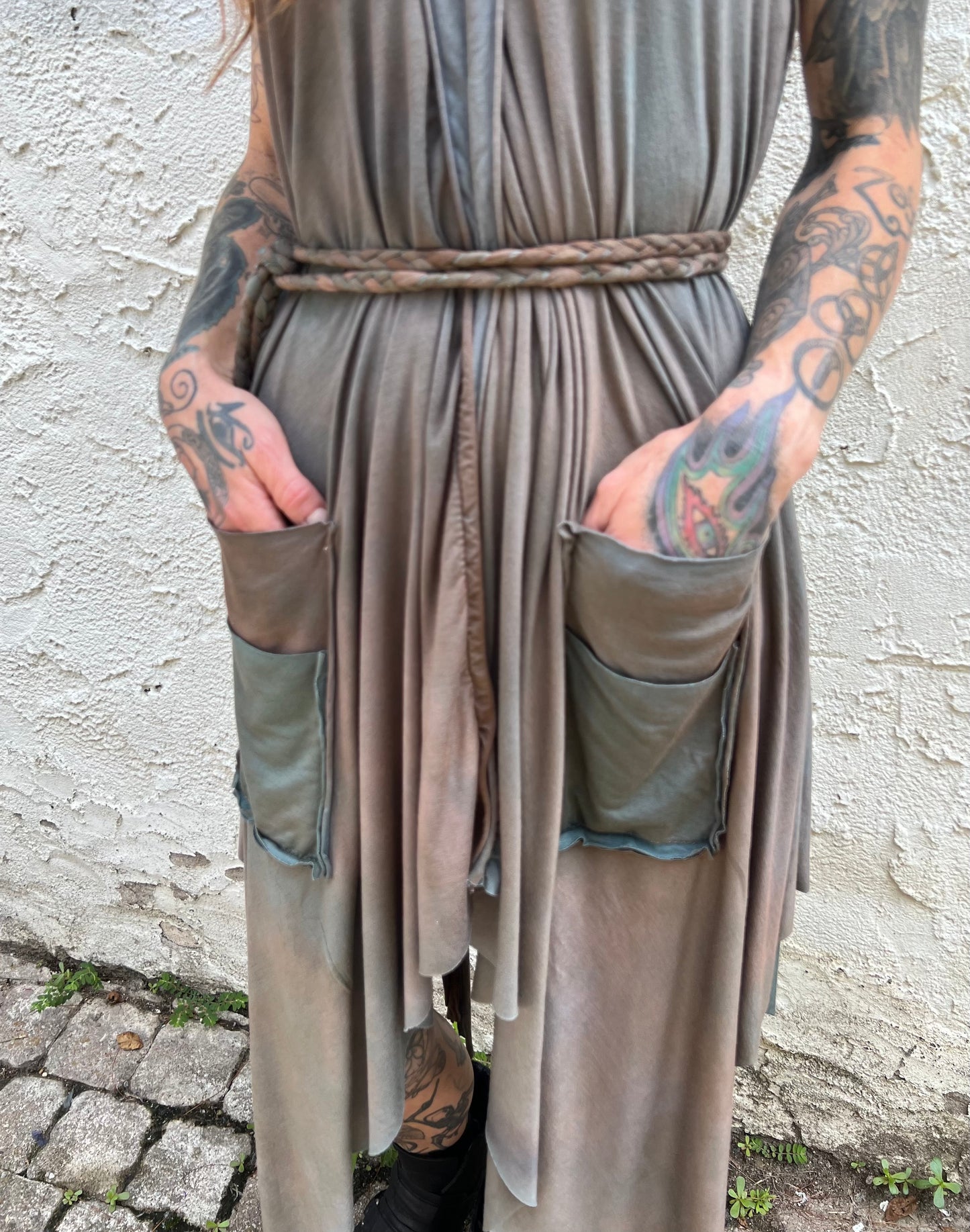 Adventuring Dress Modal Murky colorway