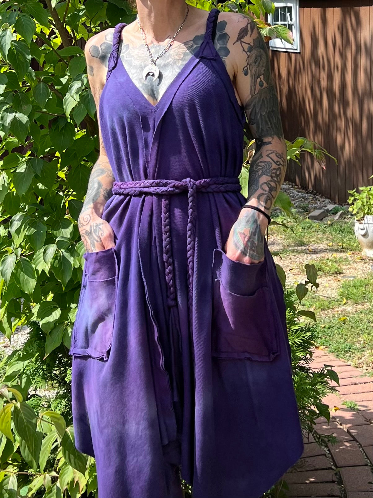 Adventuring Dress Ironweed colorway