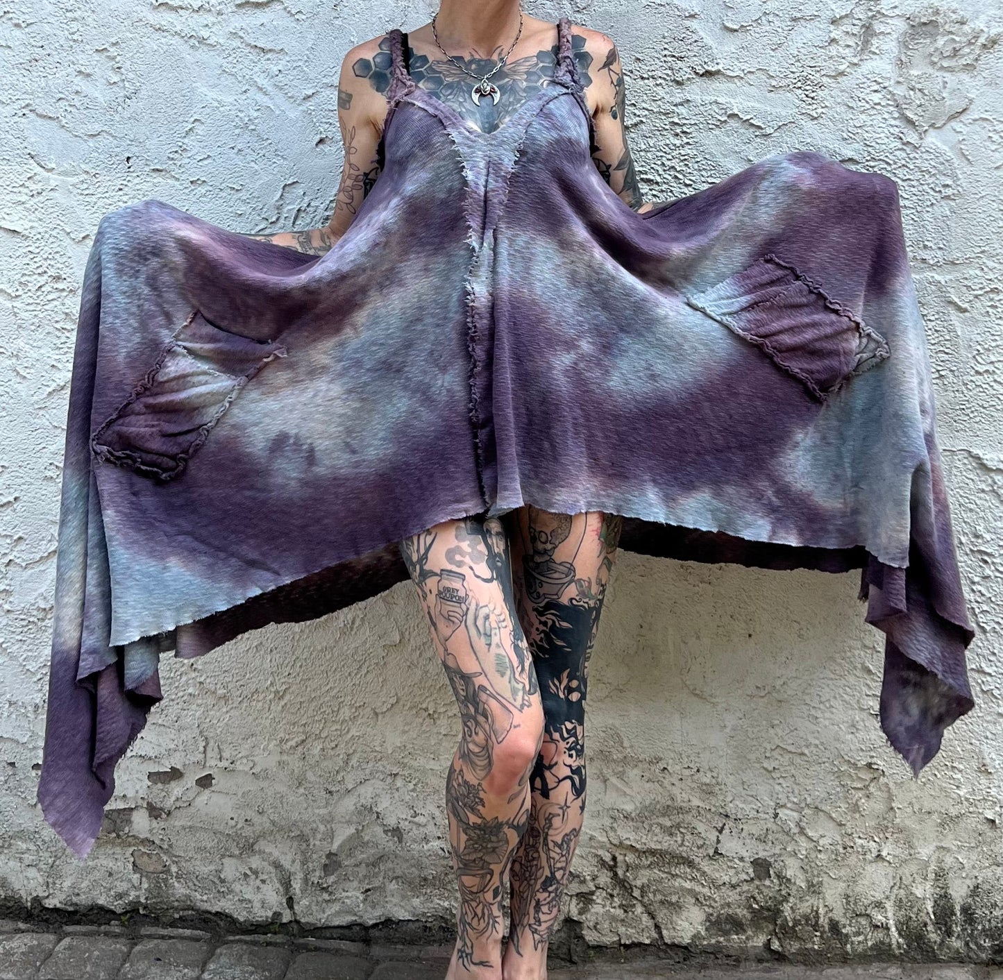 Adventuring Dress Sweaterknit Moonlight colorway