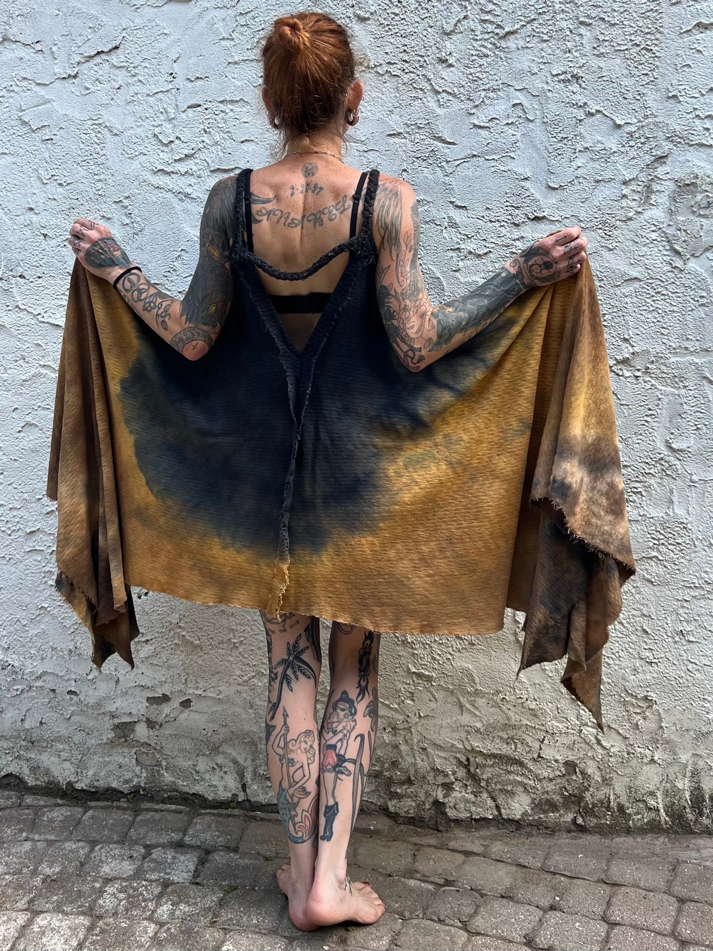 Adventuring Dress Sweaterknit Pyrite Ombré colorway