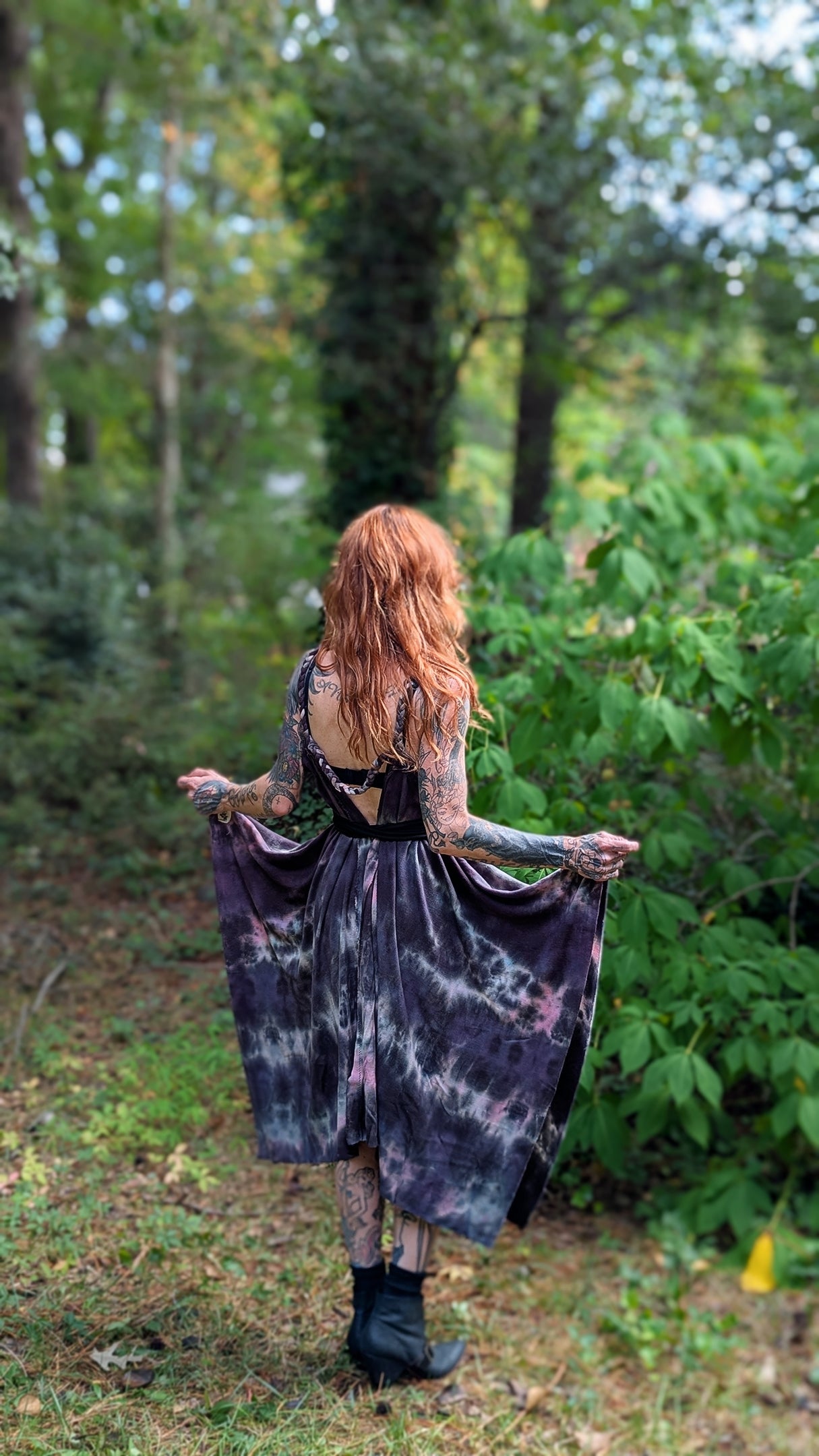 Adventuring Dress Haunted colorway