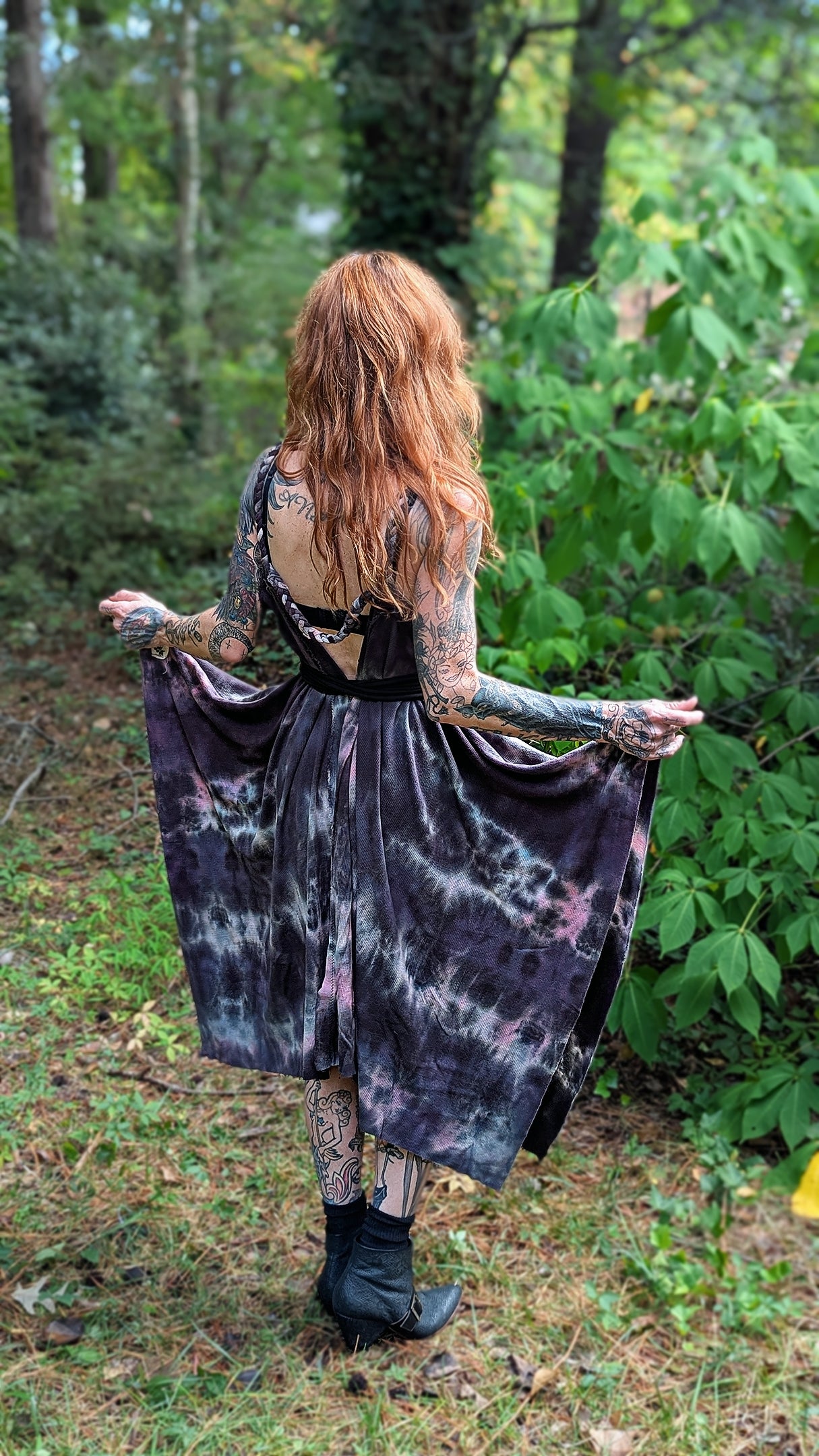 Adventuring Dress Haunted colorway