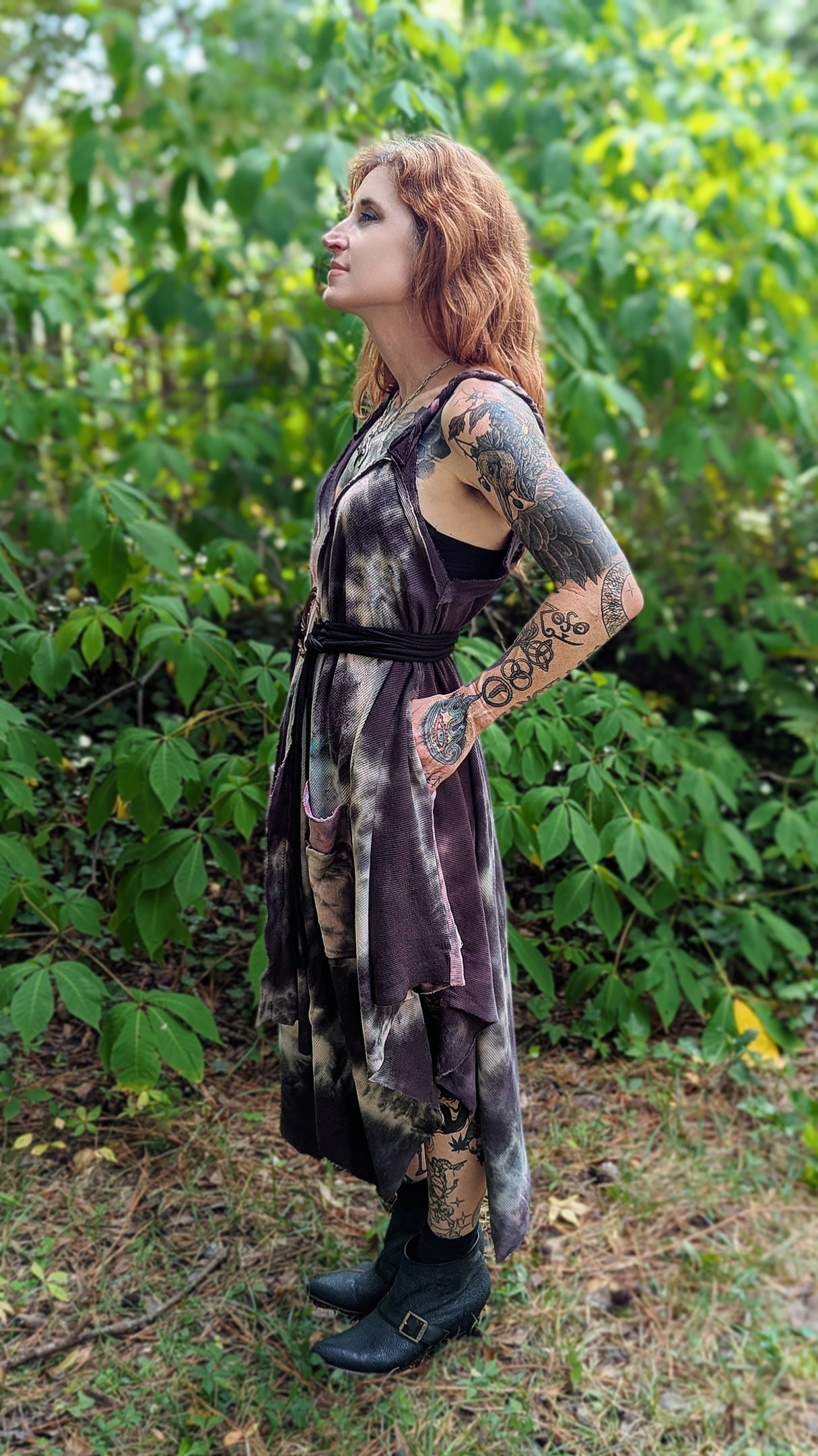Adventuring Dress Haunted colorway