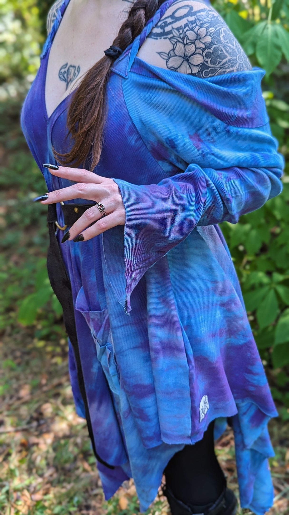 Adventuring Dress Ghostly colorway