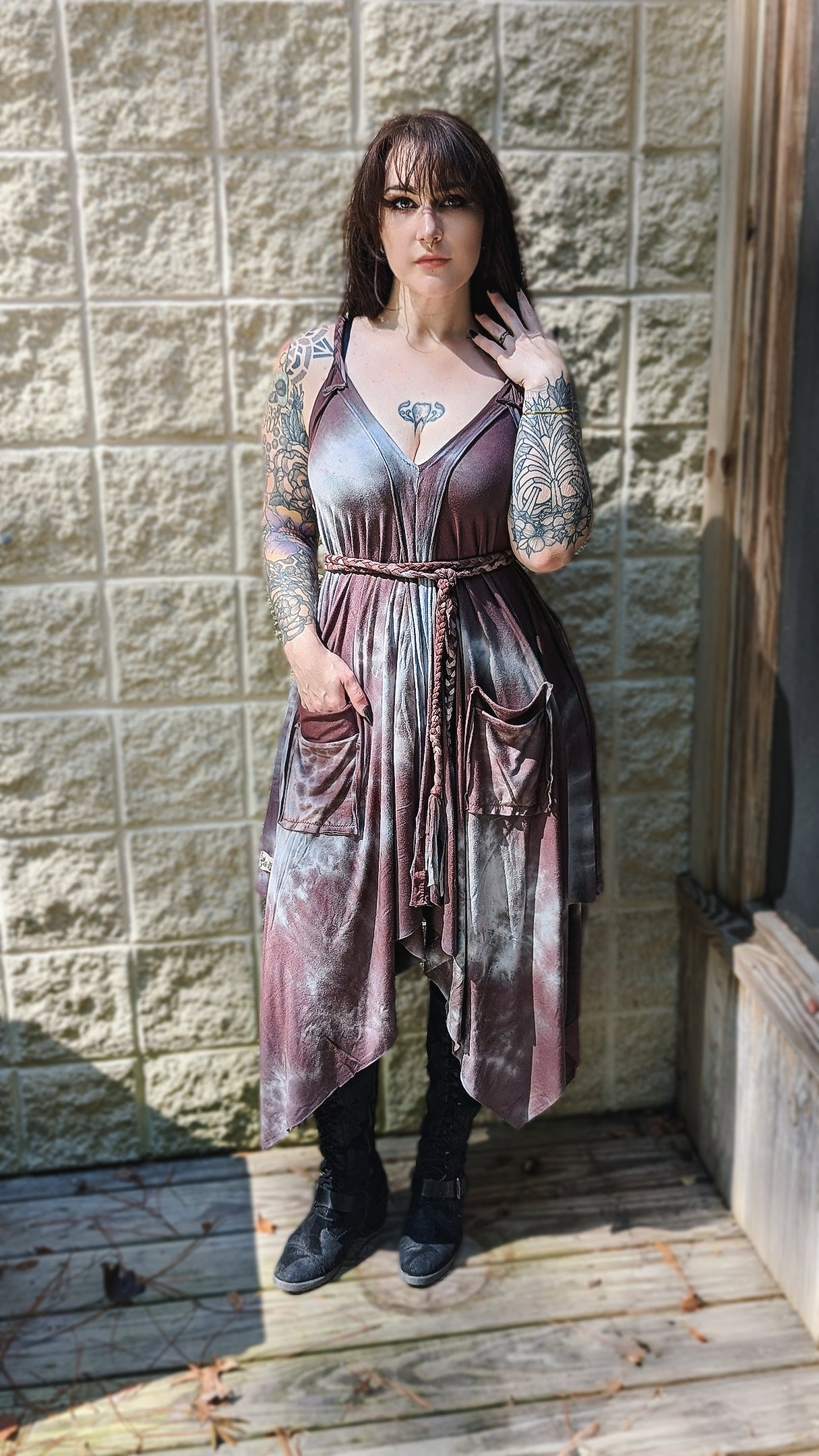 Adventuring Dress Shadows colorway