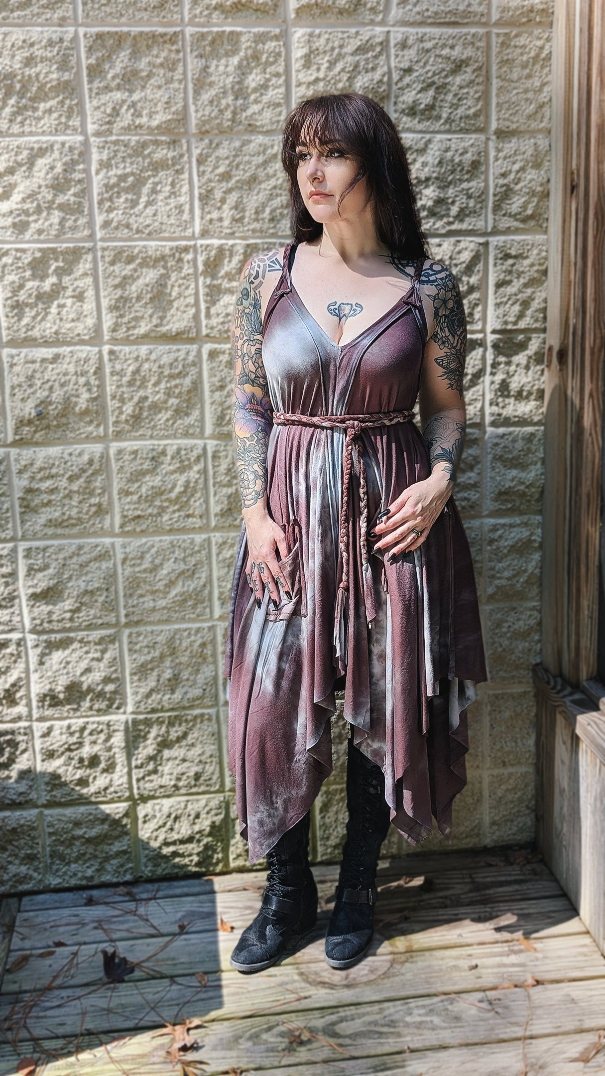 Adventuring Dress Shadows colorway