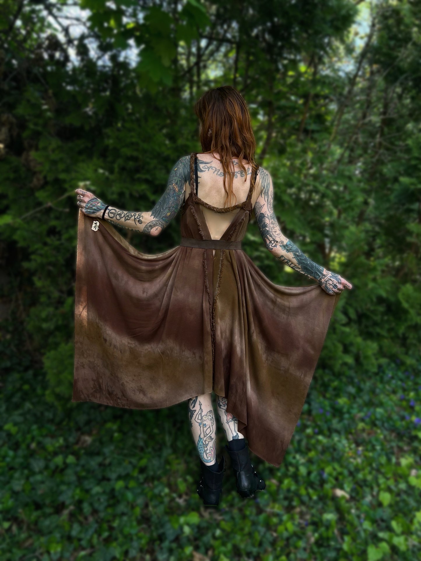Adventuring Dress Faun colorway