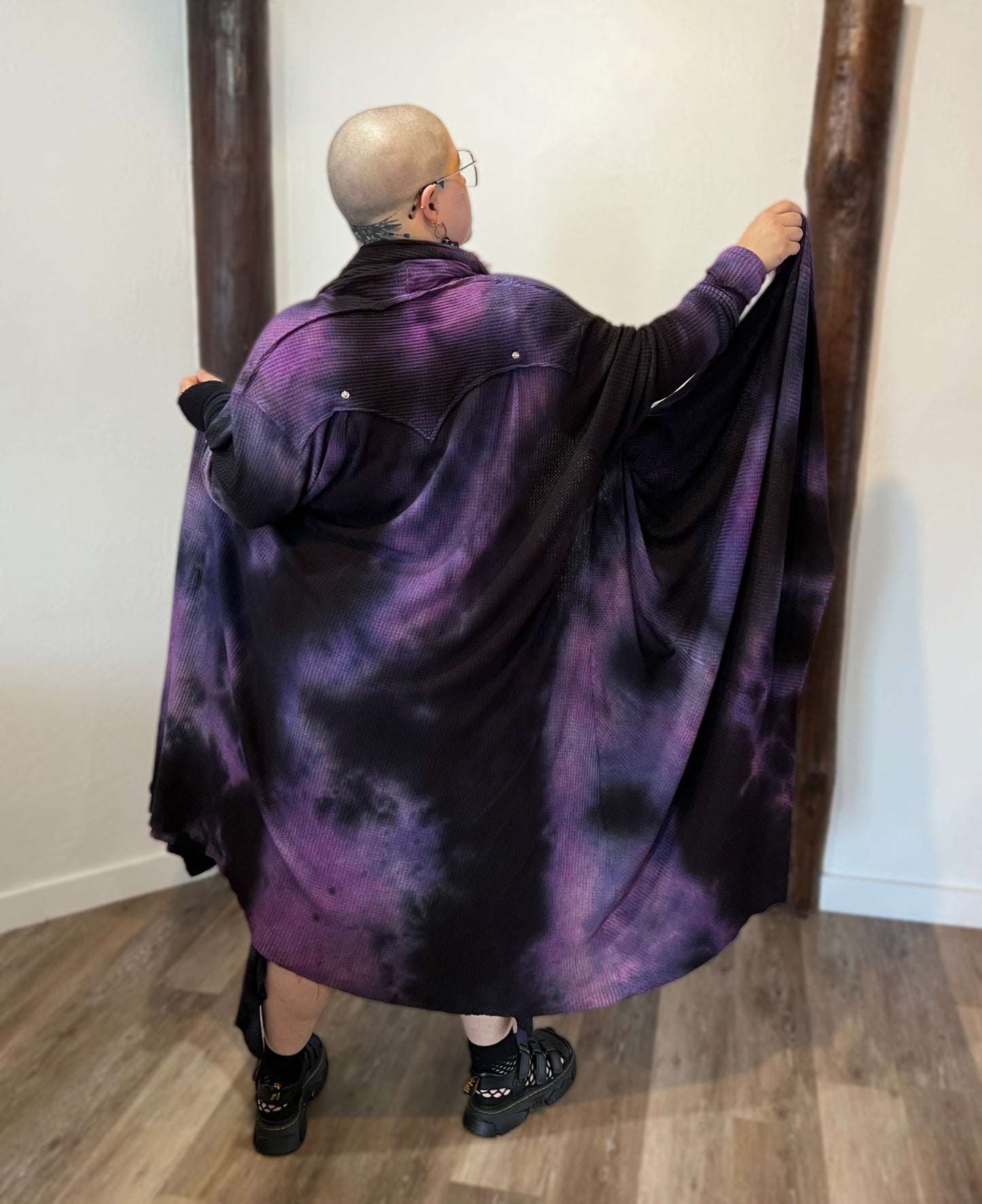 Your Favorite NPC Cloak Witches Brew colorway OOAK