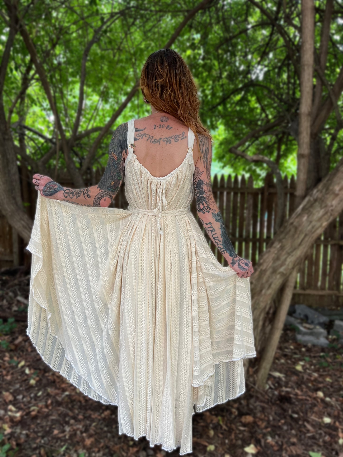 Elderflower Chemise in Sheer Sweaterknit