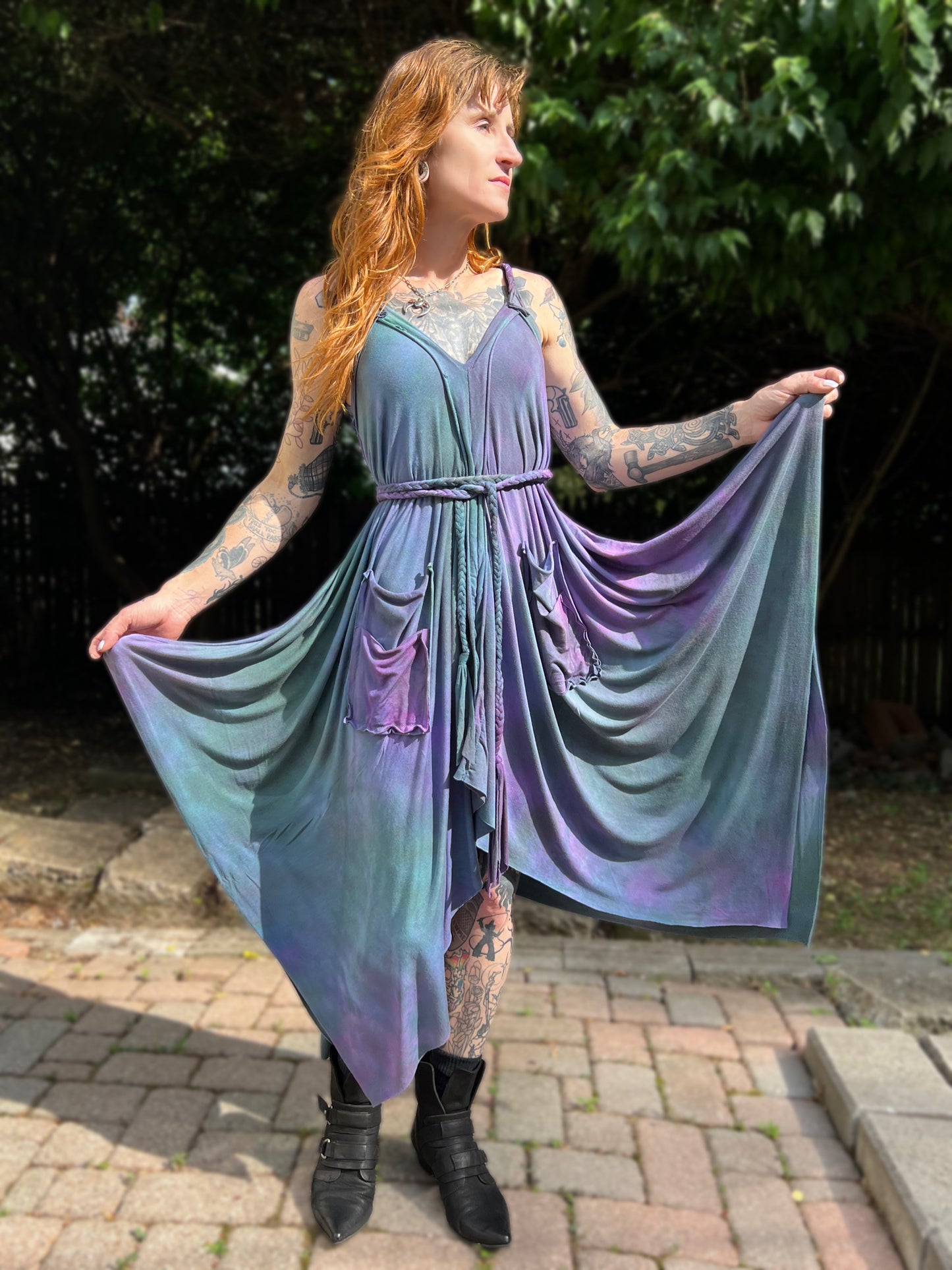 Adventuring Dress Solstice colorway