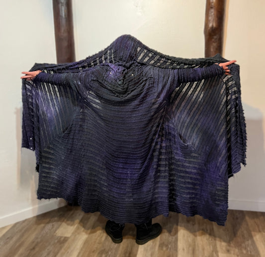 Your Favorite NPC Cloak Midnight colorway OOAK