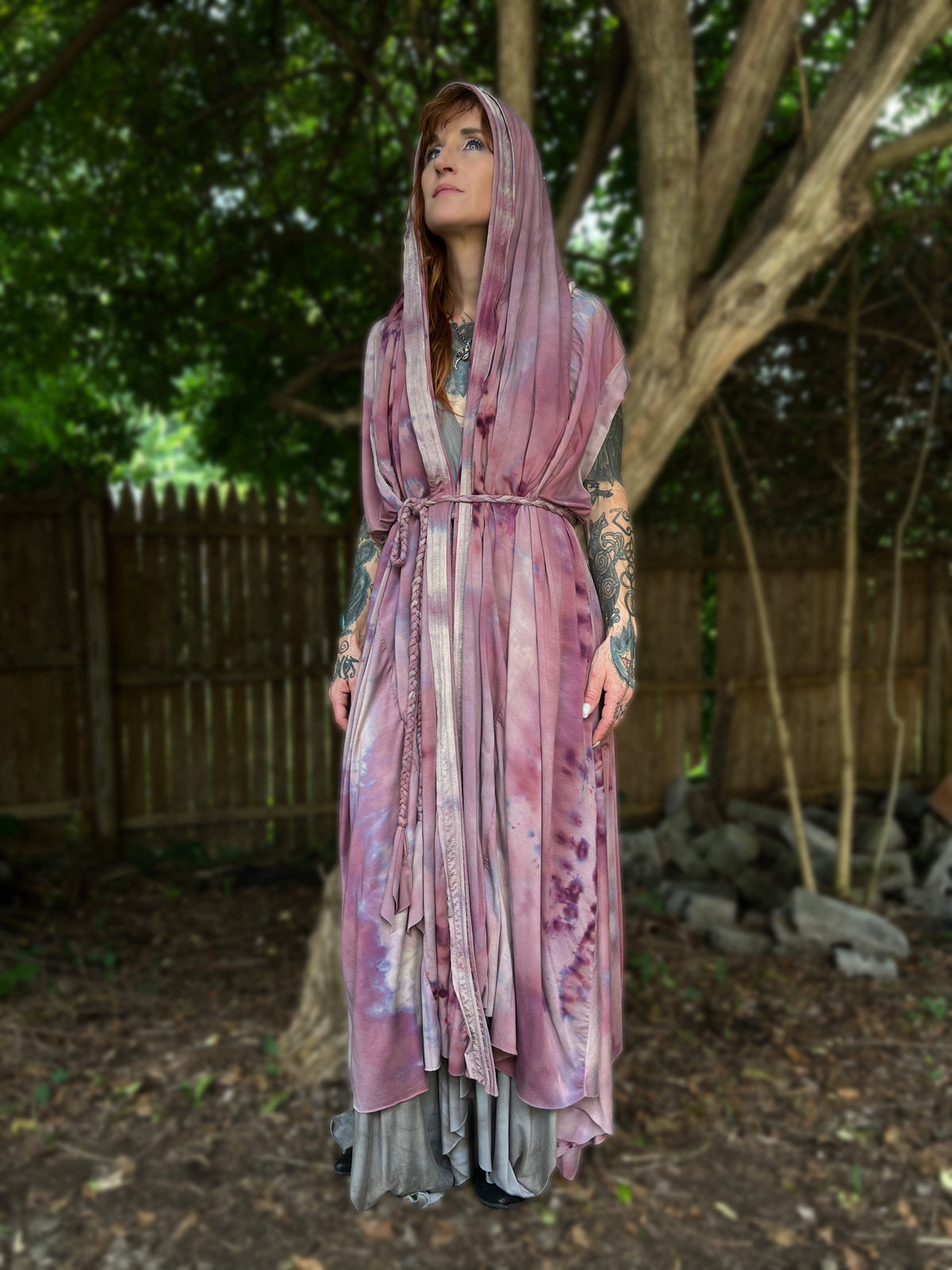Your Favorite NPC Cloak Full Length Sweet Pea OOAK