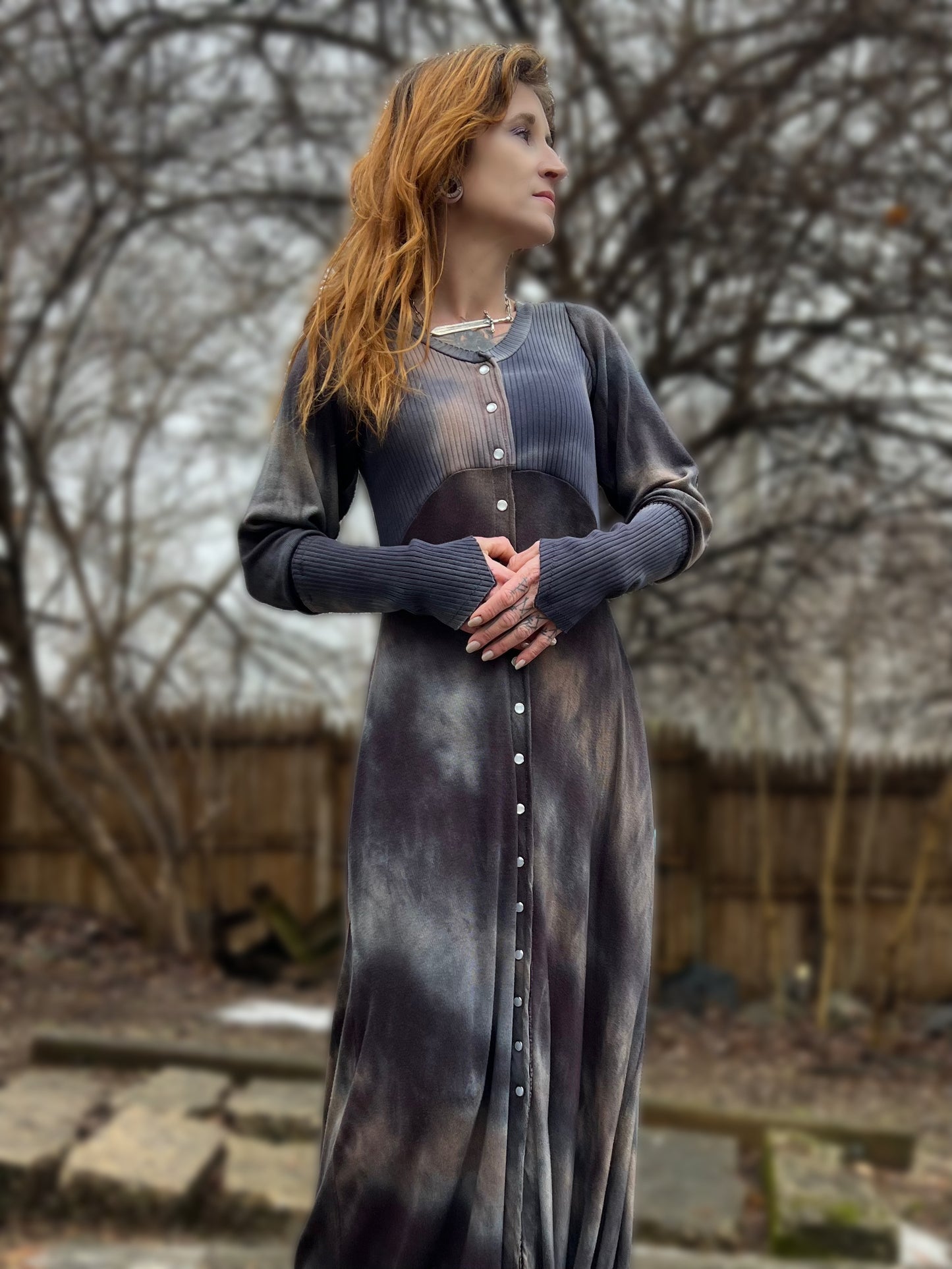 May Queen Gown Opossum Colorway OOAK