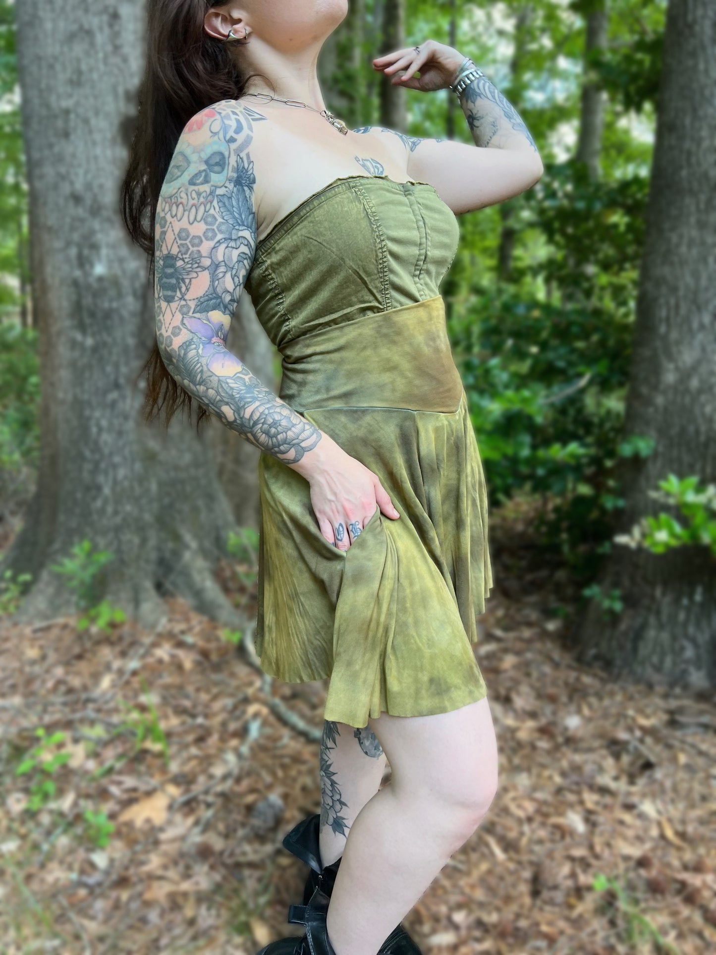 Danse Macabre Mini Skirt Understory colorway