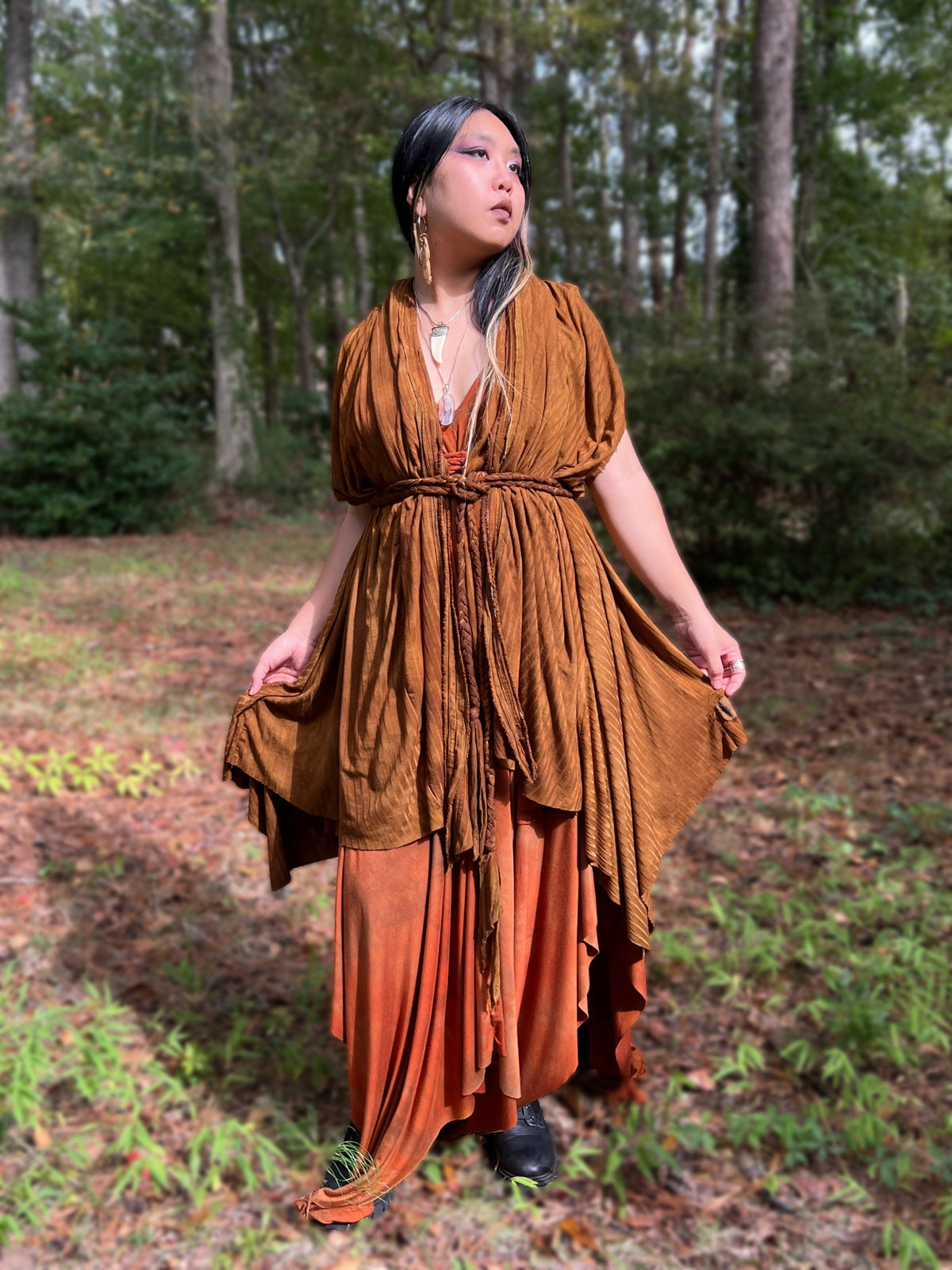 Your Favorite NPC Cloak Cropped Silt OOAK