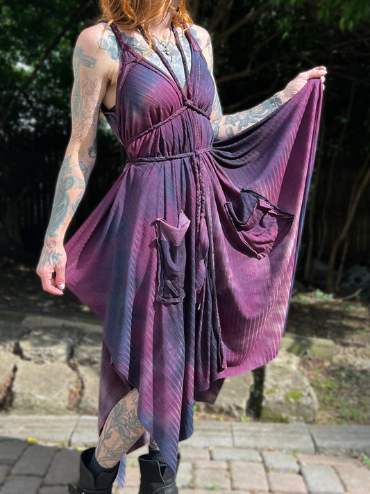 Adventuring Dress Rubus colorway  OOAK