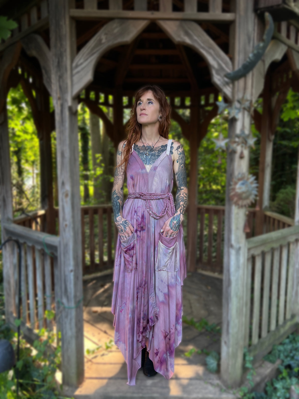 Adjustable Adventuring Dress Sweet Pea