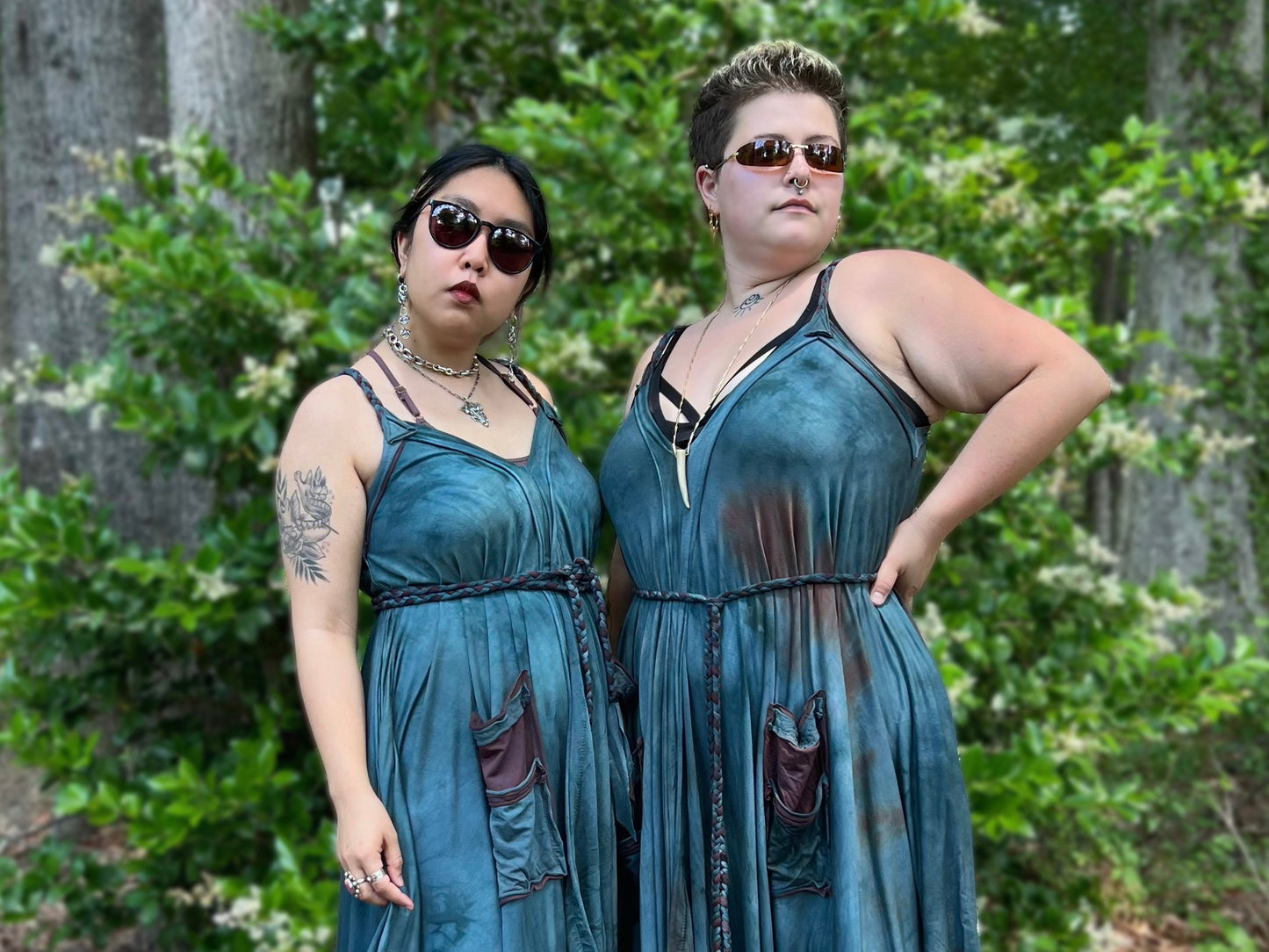 Adventuring Dress Azura colorway