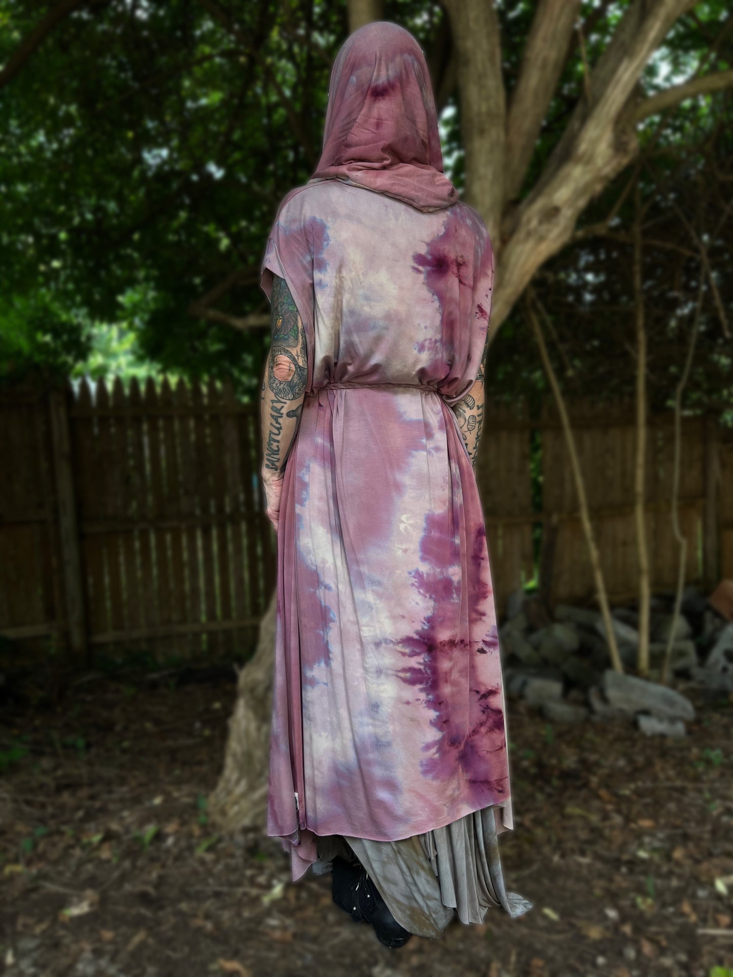 Your Favorite NPC Cloak Full Length Sweet Pea OOAK