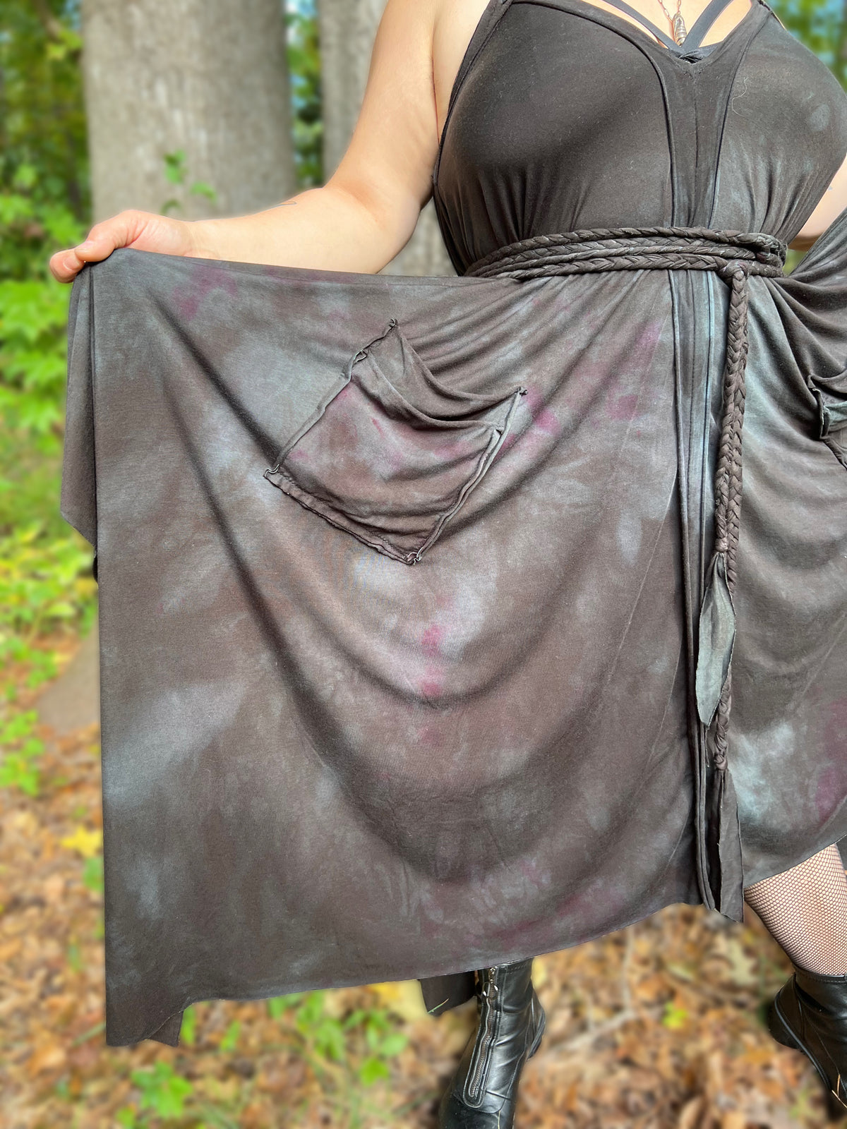 Adjustable Adventuring Dress Witching Hour OOAK