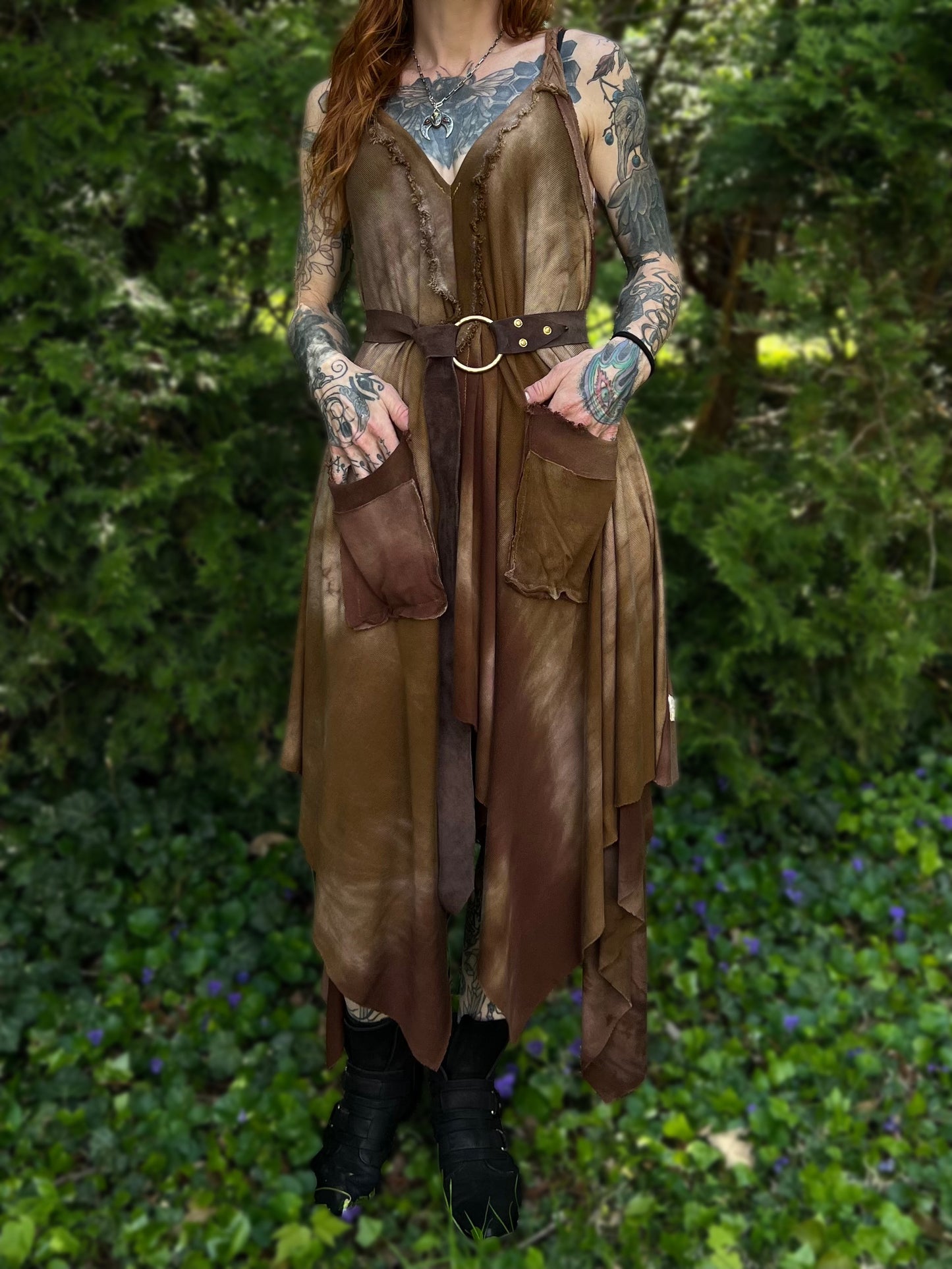 Adventuring Dress Faun colorway