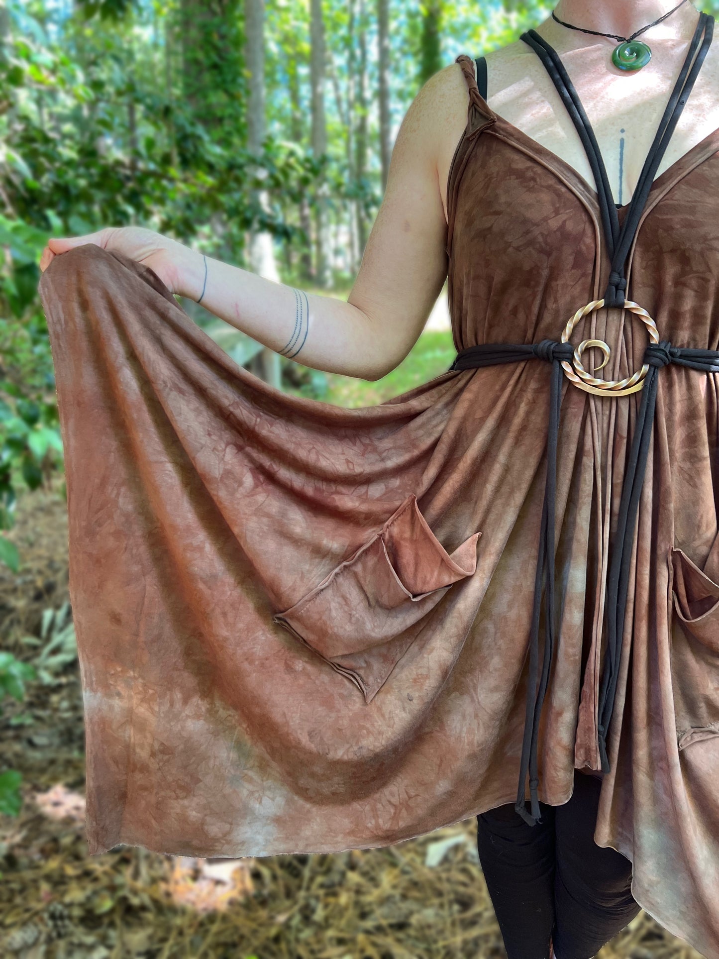 Adventuring Dress Swamp Oak colorway