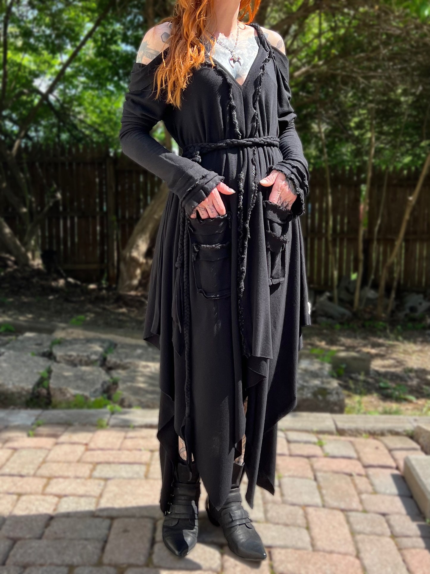 Adventuring Dress Midnight colorway