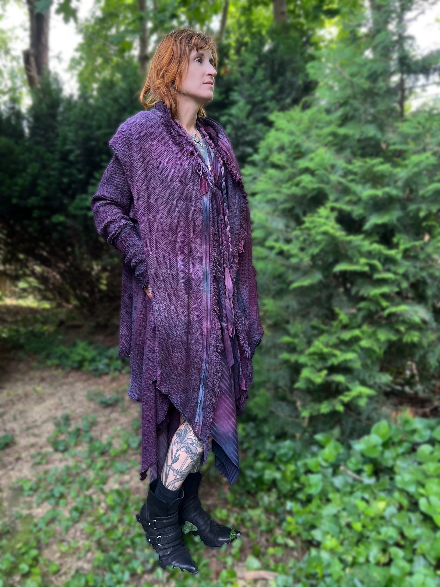 Your Favorite NPC Cloak Rubus colorway OOAK
