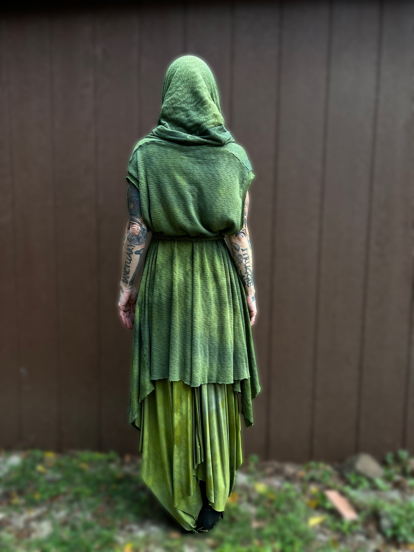 Your Favorite NPC Cloak Cropped Laurel OOAK