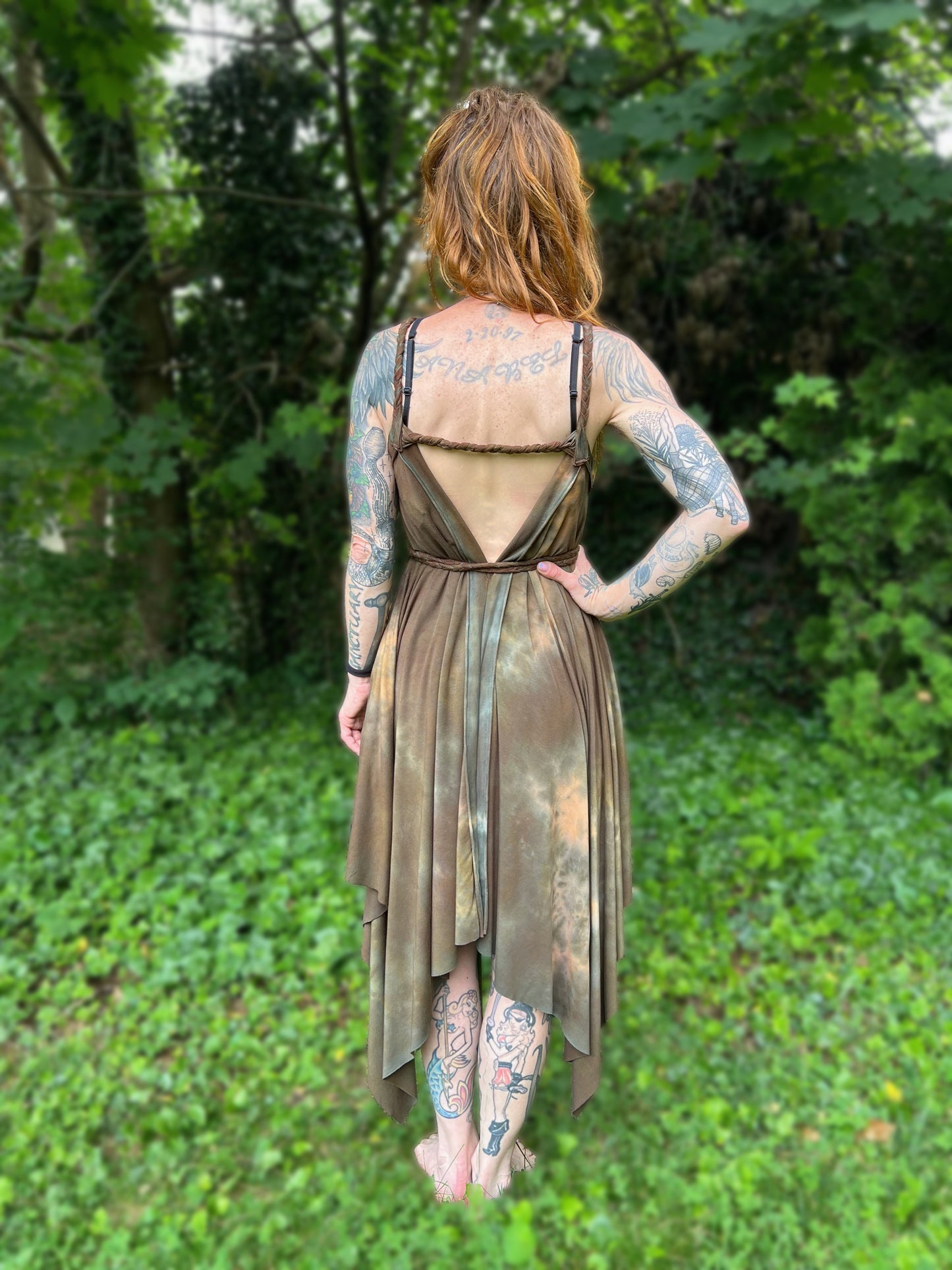 Adventuring Dress Penn’s Woods colorway
