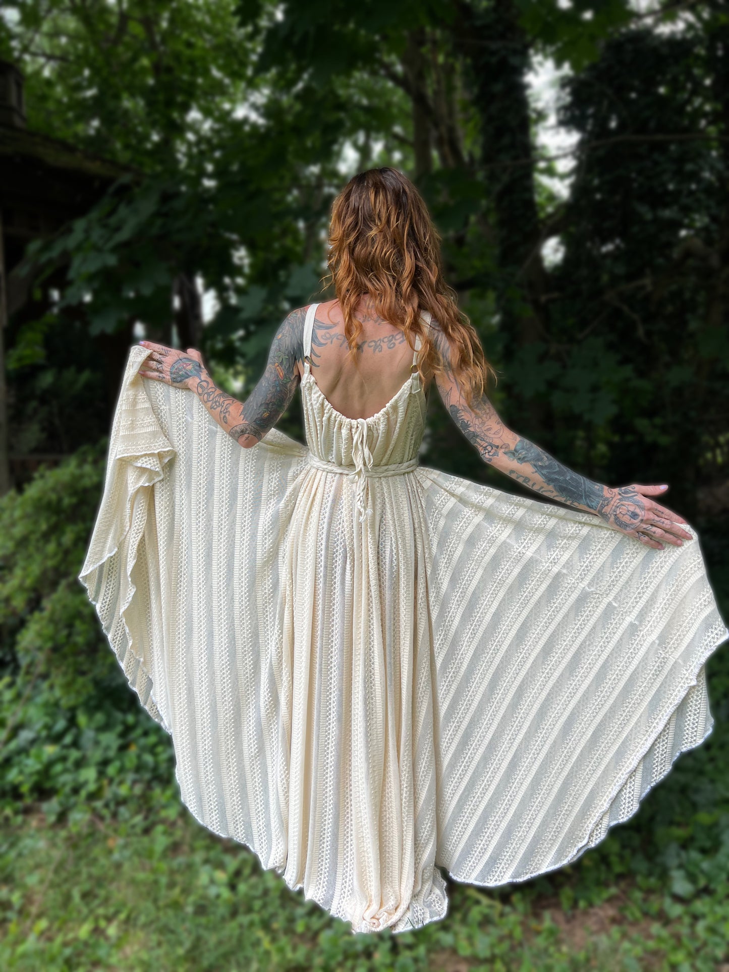 Elderflower Chemise in Sheer Sweaterknit