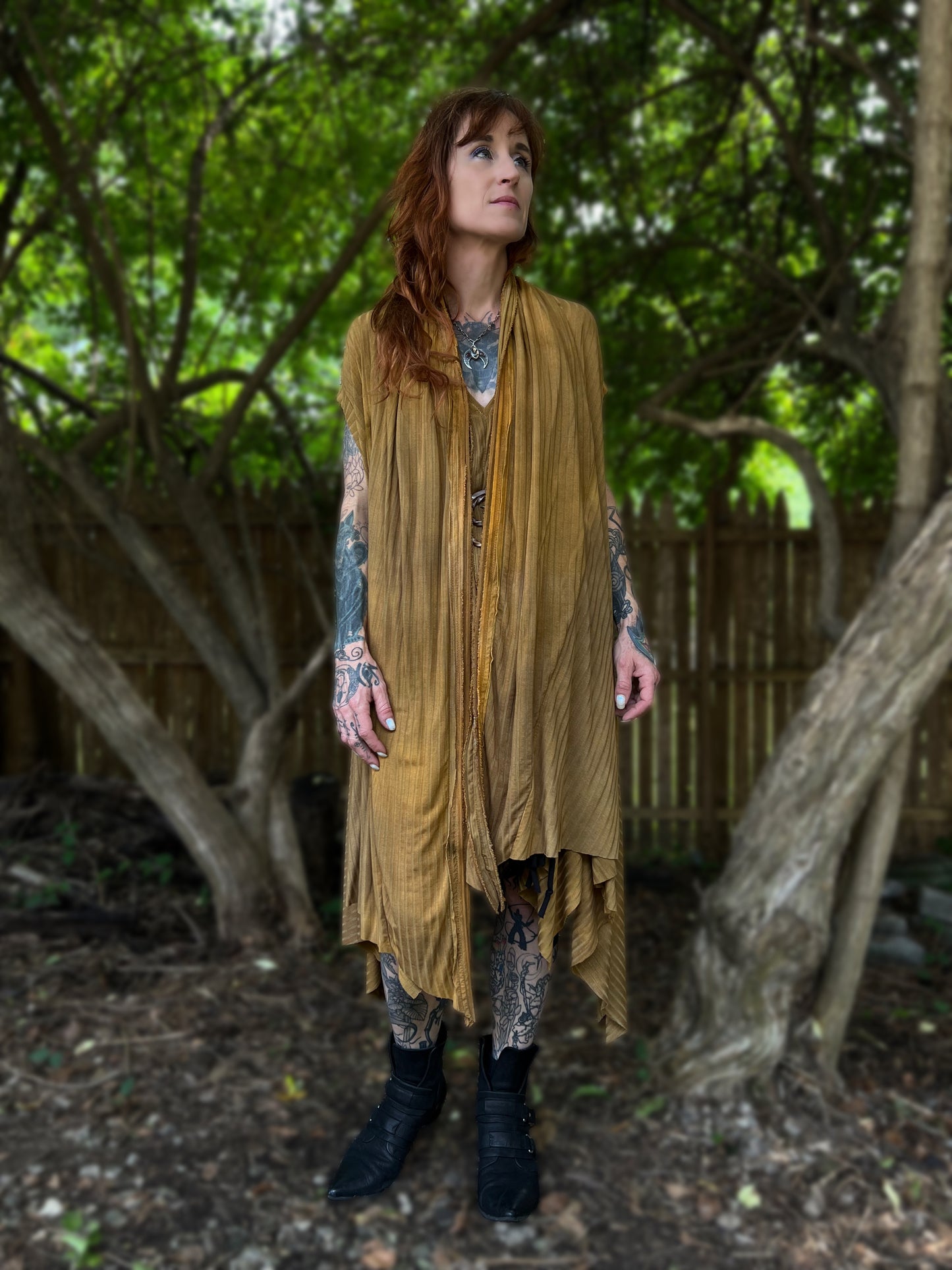 Your Favorite NPC Cloak Cropped September Sun OOAK