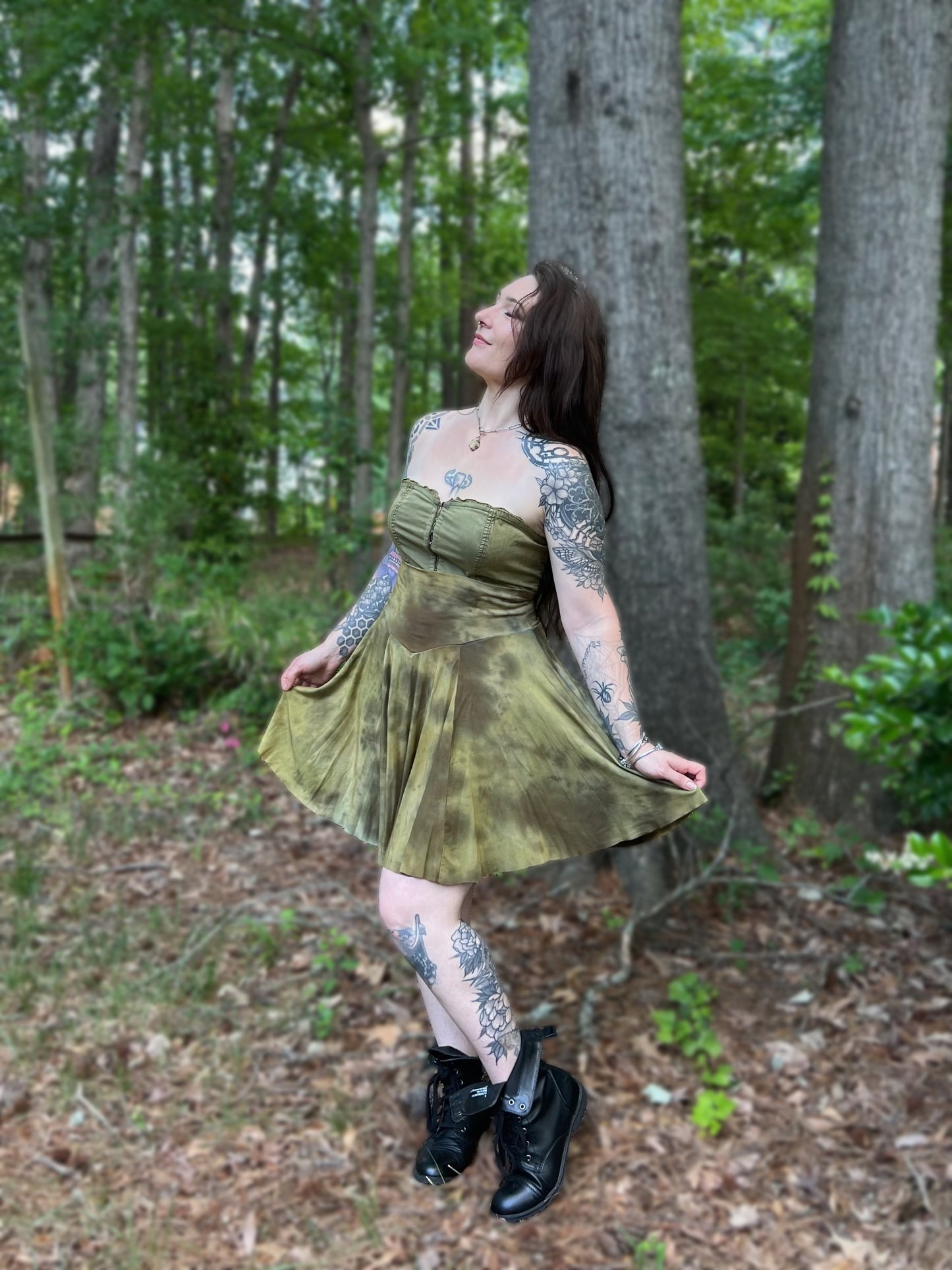 Danse Macabre Mini Skirt Understory colorway