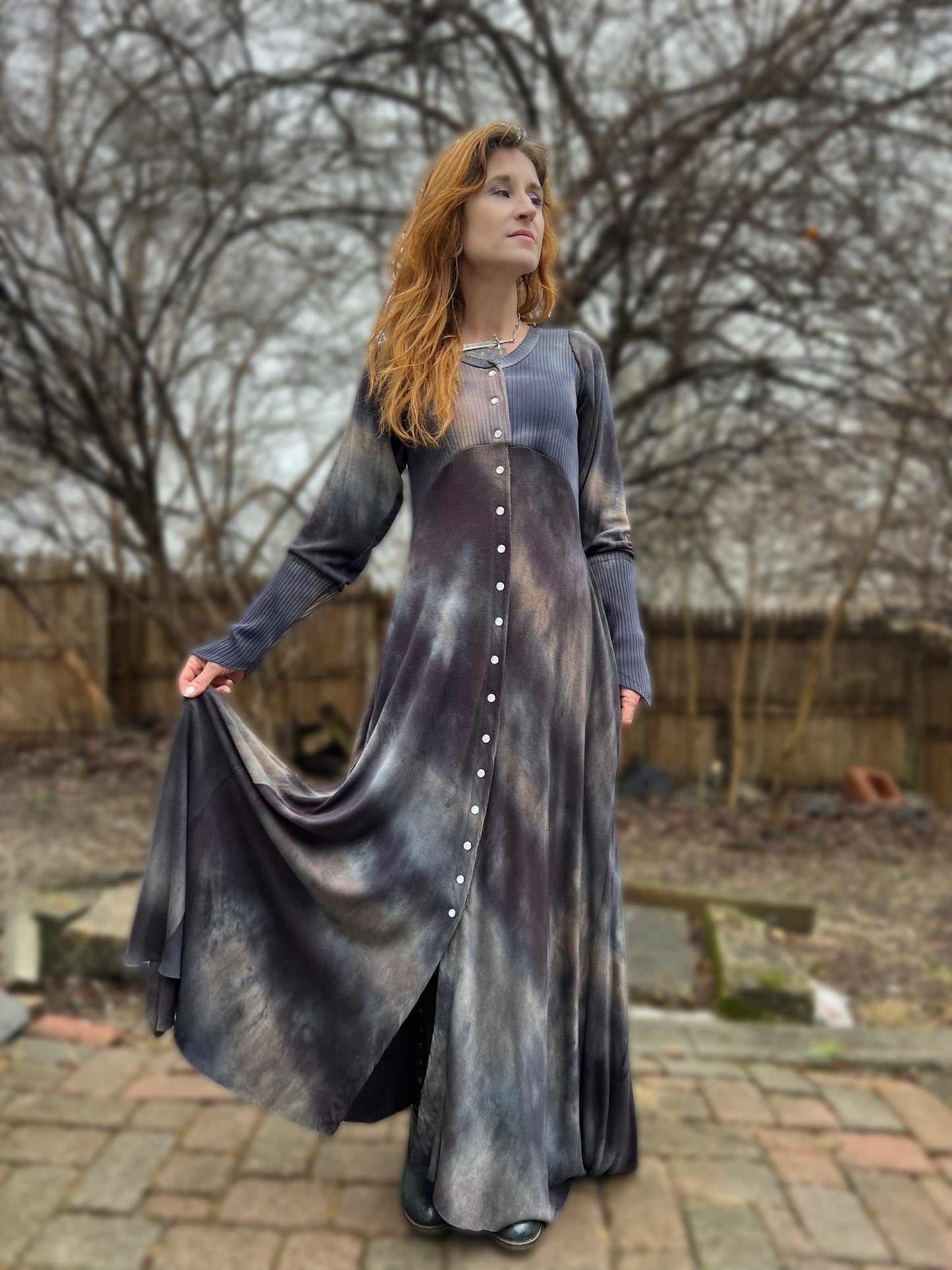 May Queen Gown Opossum Colorway OOAK