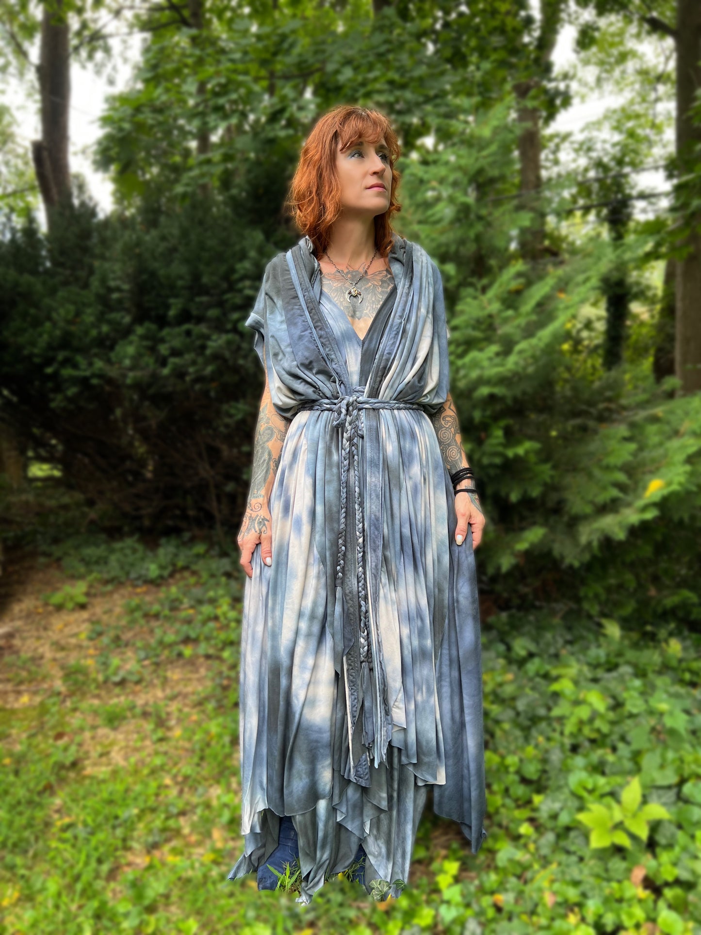 Your Favorite NPC Cloak Full Length Atlantic OOAK
