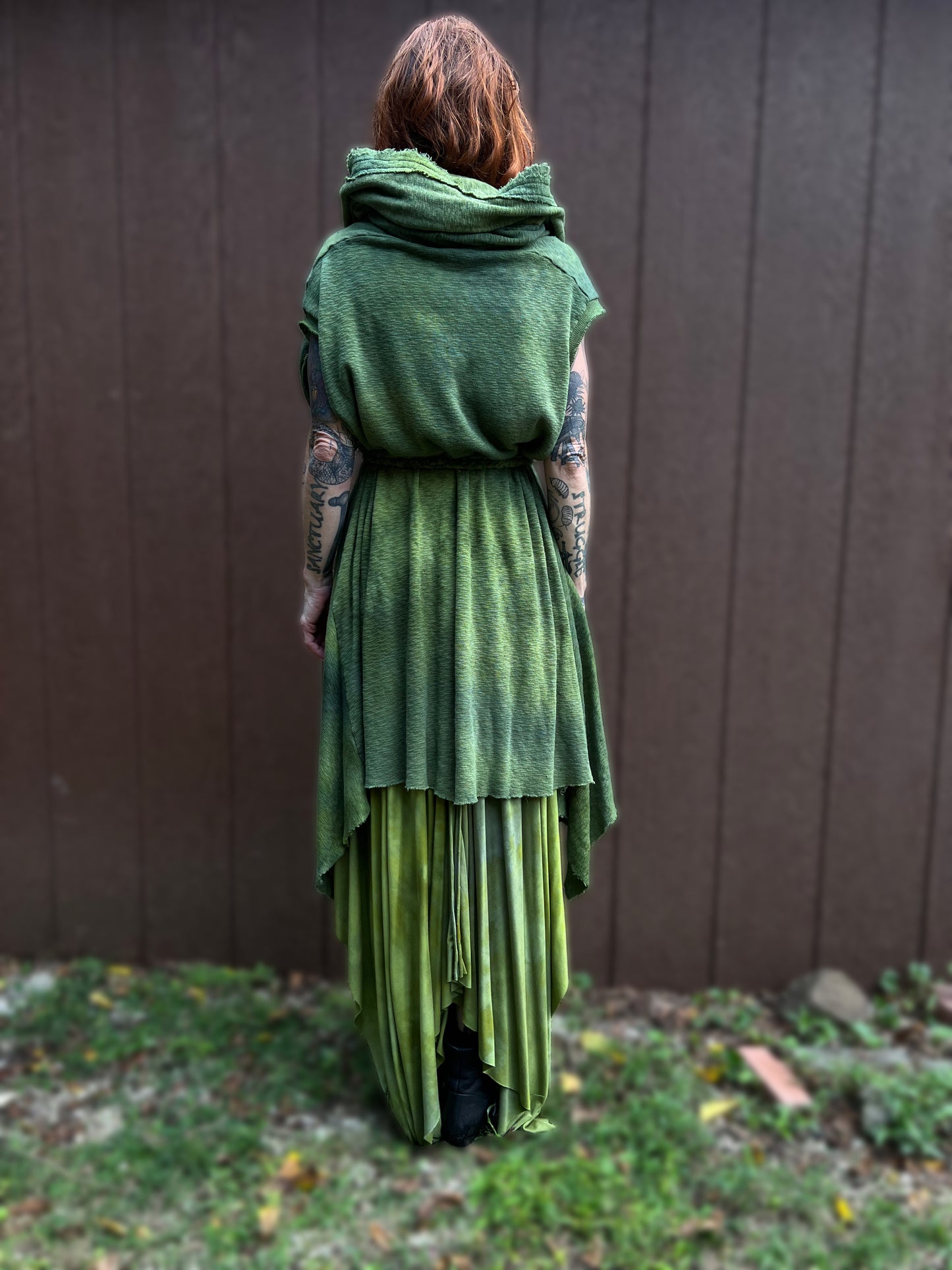 Your Favorite NPC Cloak Cropped Laurel OOAK