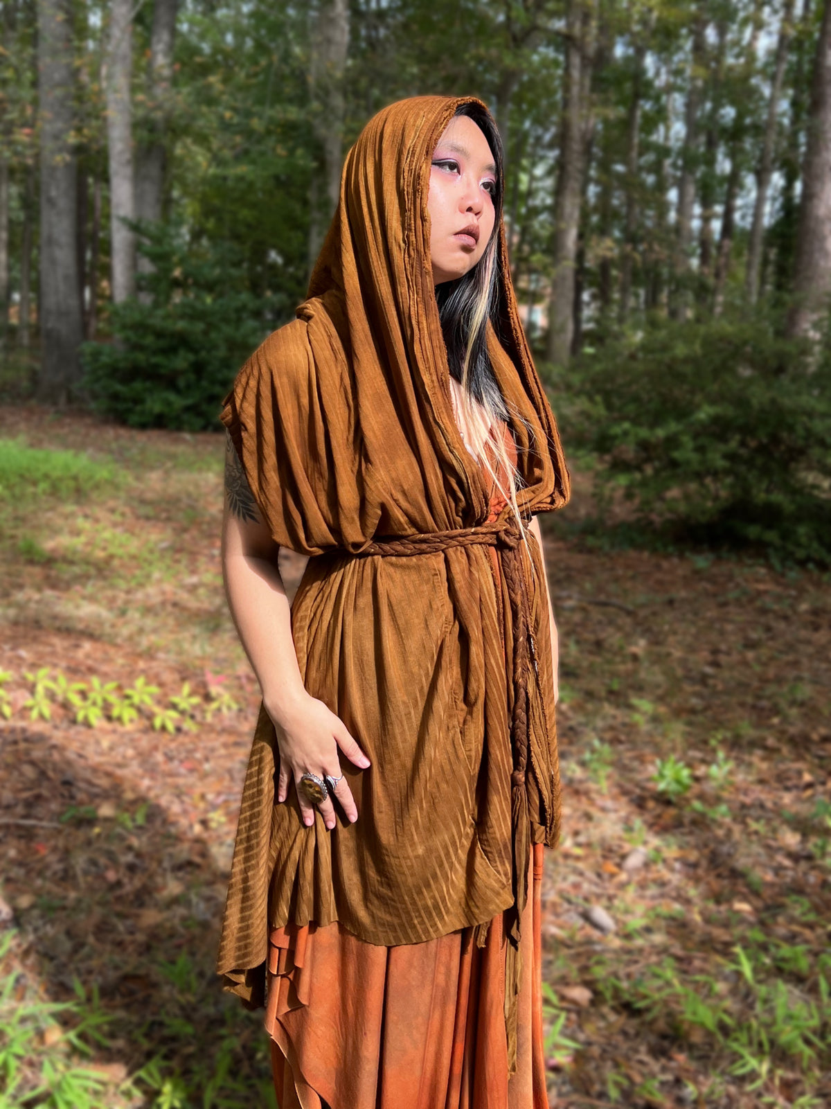 Your Favorite NPC Cloak Cropped Silt OOAK