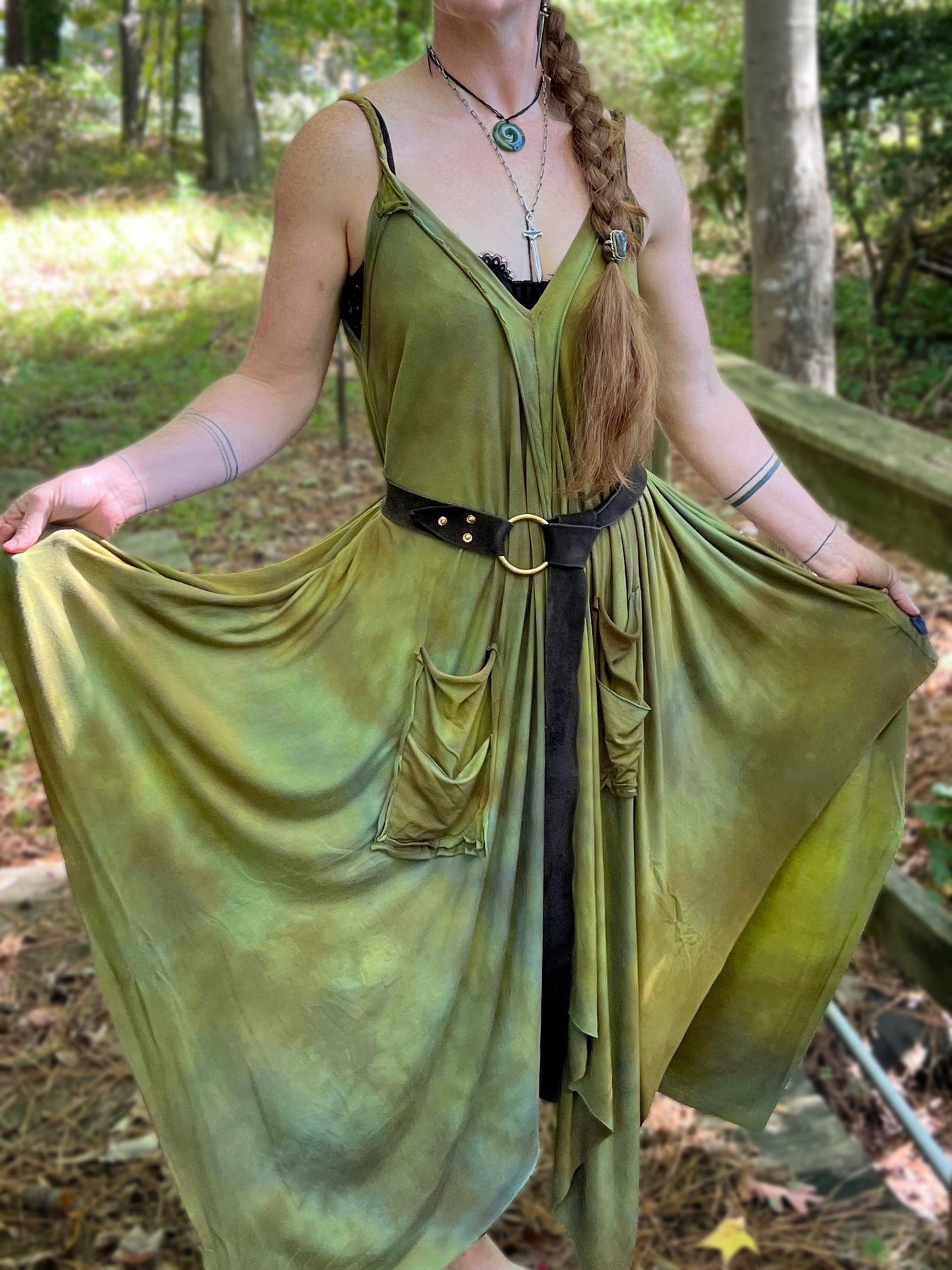 Adventuring Dress Apocynum colorway
