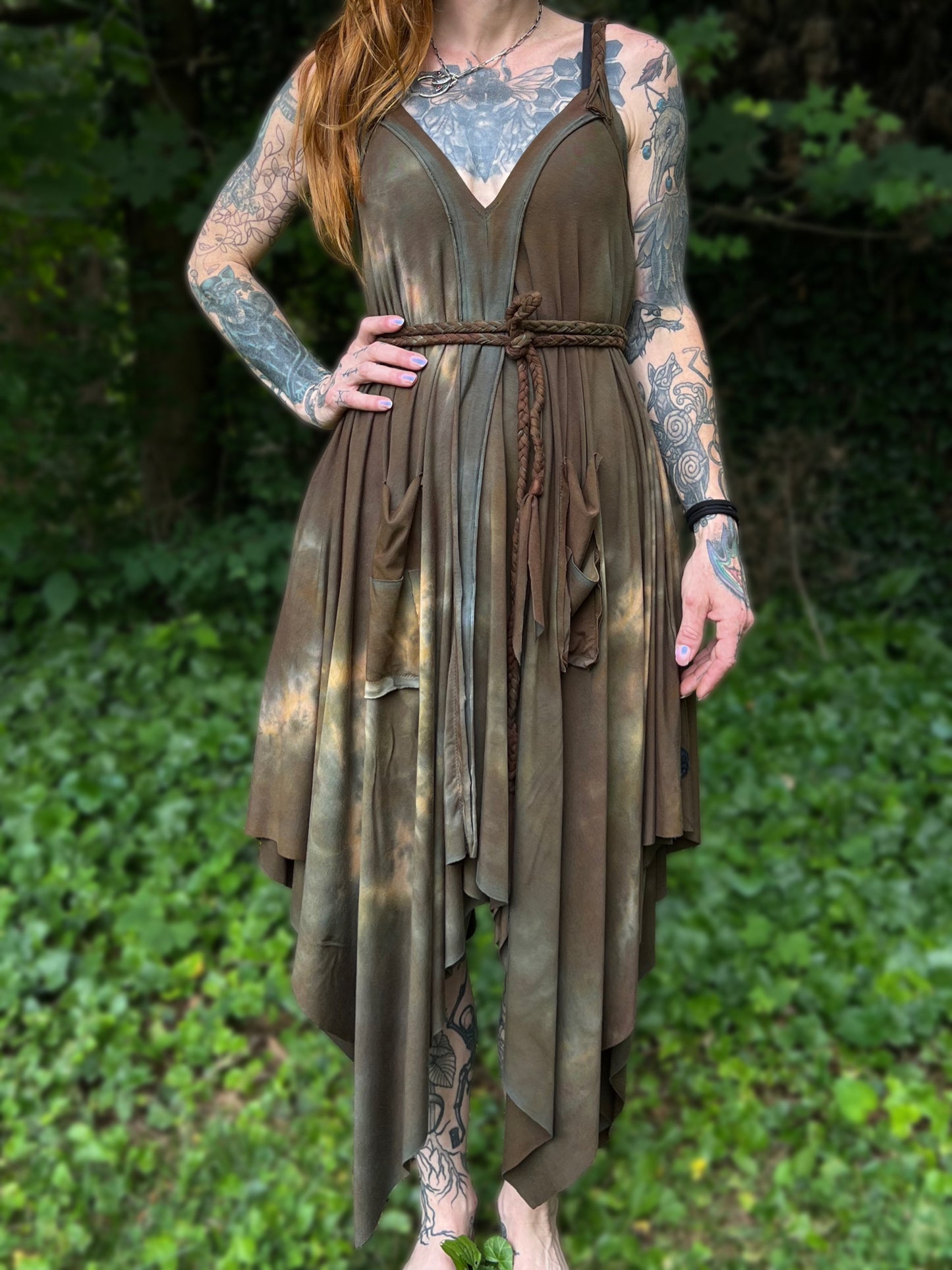 Adventuring Dress Penn’s Woods colorway